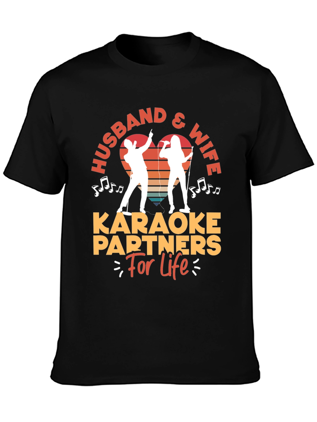 Husband & Wife Karaoke Partners T-Shirt