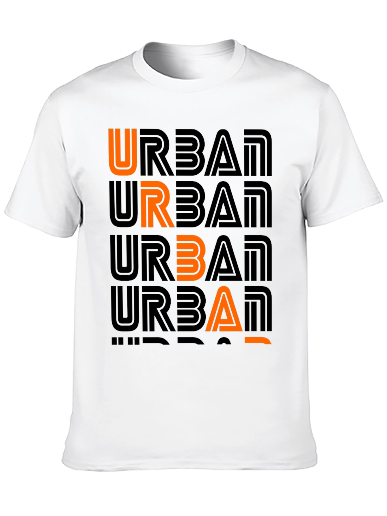 Urban Graphic Print Crew Neck T-Shirt