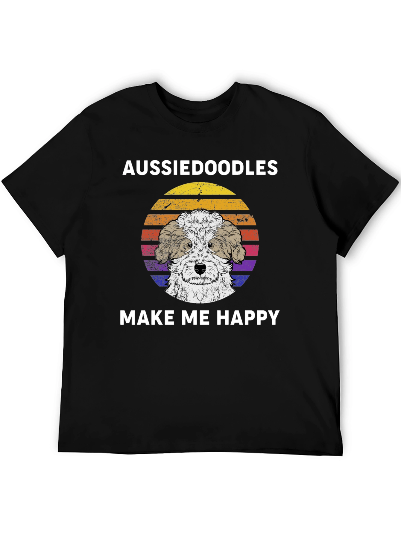 Aussiedoodles Make Me Happy Graphic T-Shirt