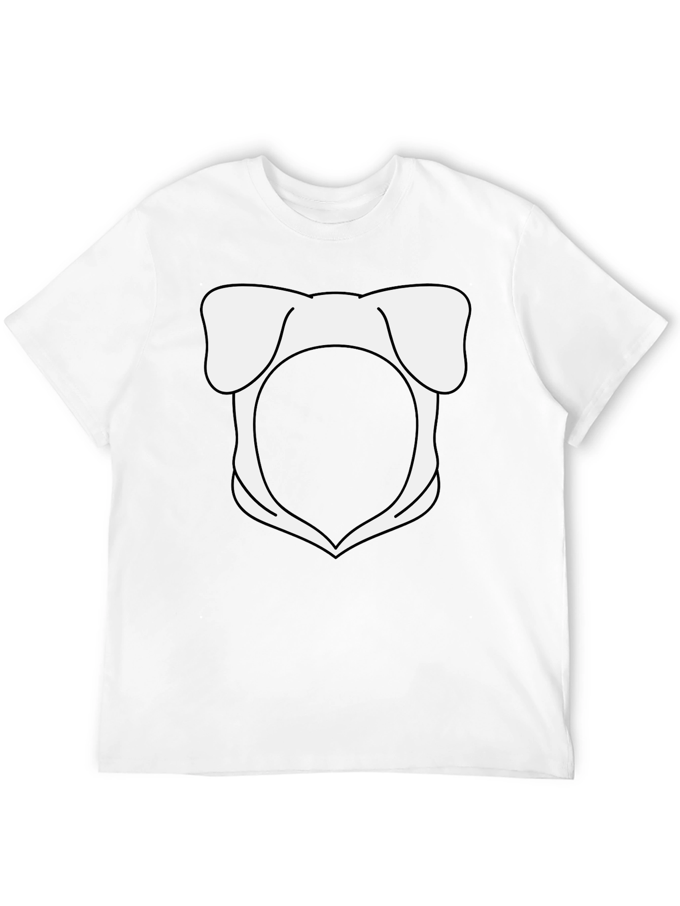 Mens Black T-Shirt with Novelty Pig Design