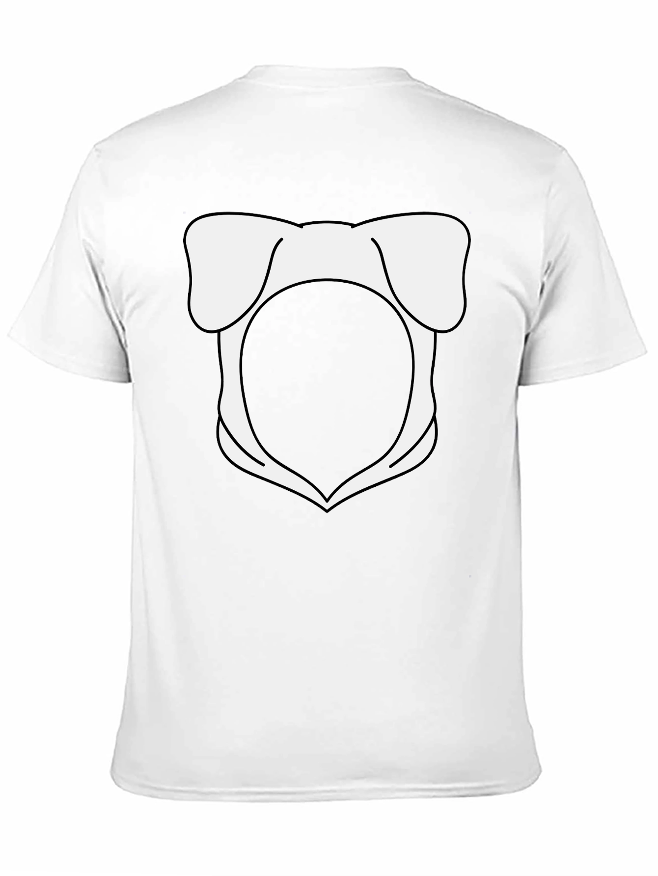Mens Black T-Shirt with Novelty Pig Design