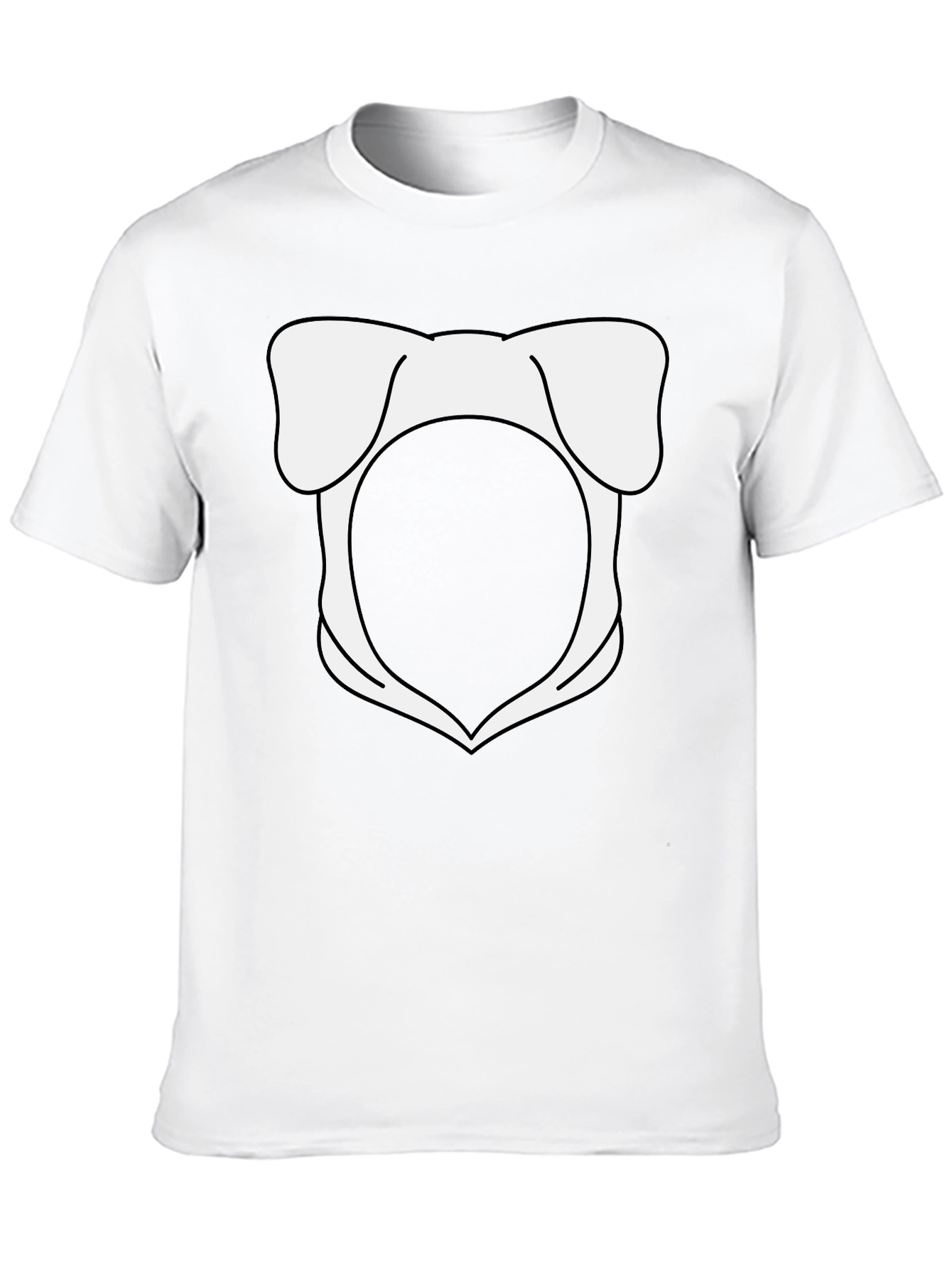 Mens Black T-Shirt with Novelty Pig Design