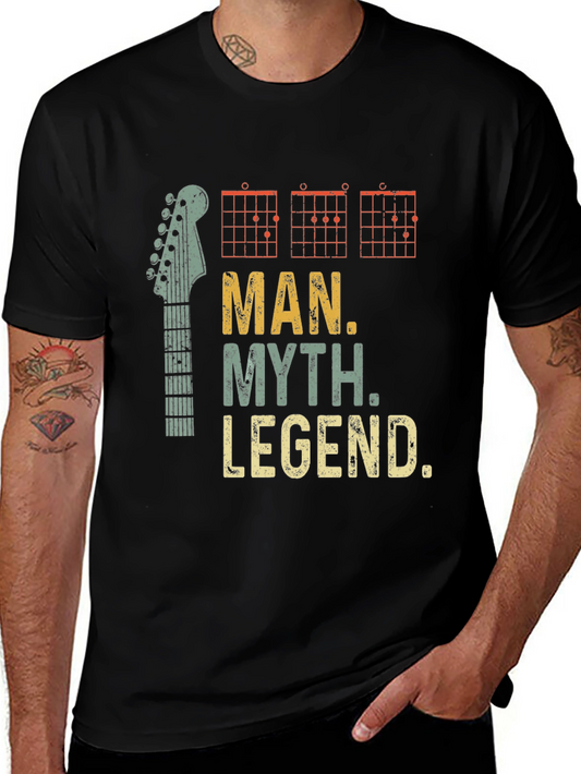 Man Myth Legend Guitar T-Shirt