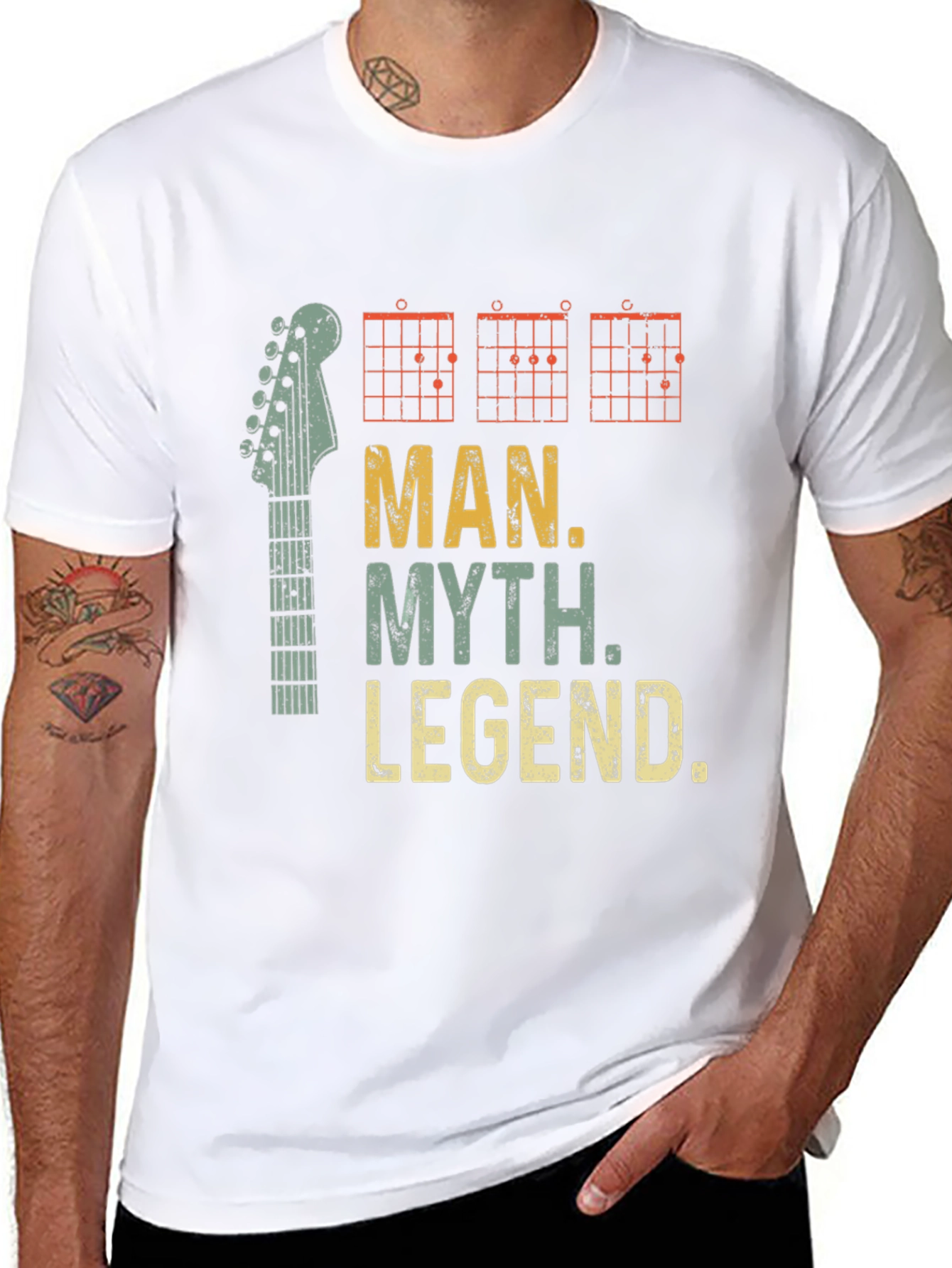 Man Myth Legend Guitar T-Shirt