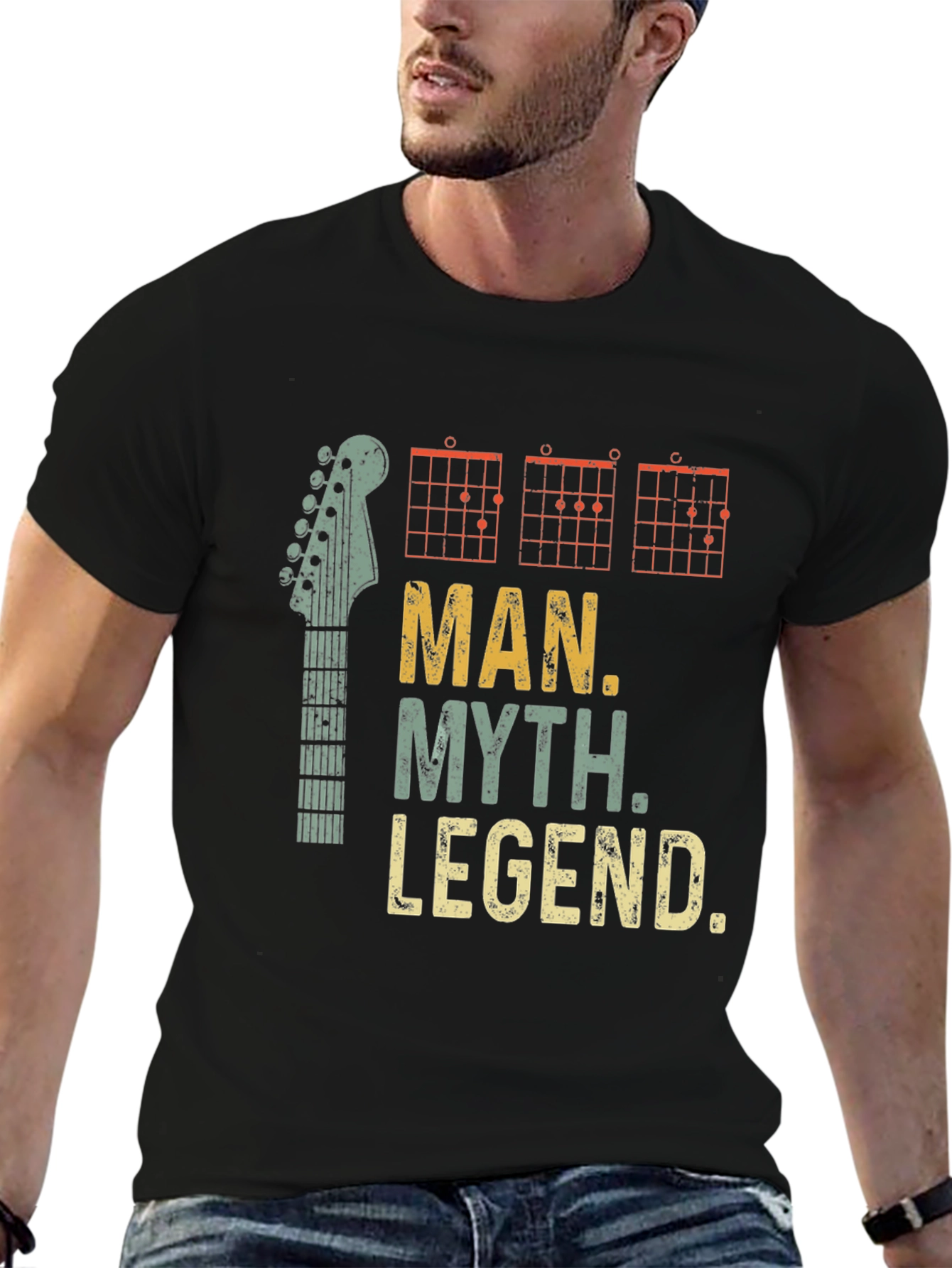 Man Myth Legend Guitar T-Shirt