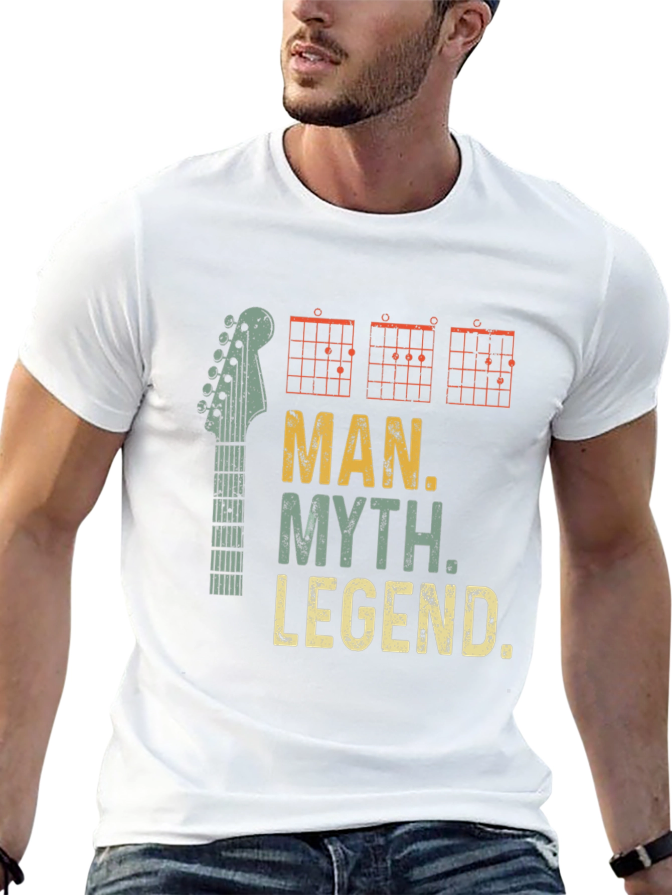 Man Myth Legend Guitar T-Shirt