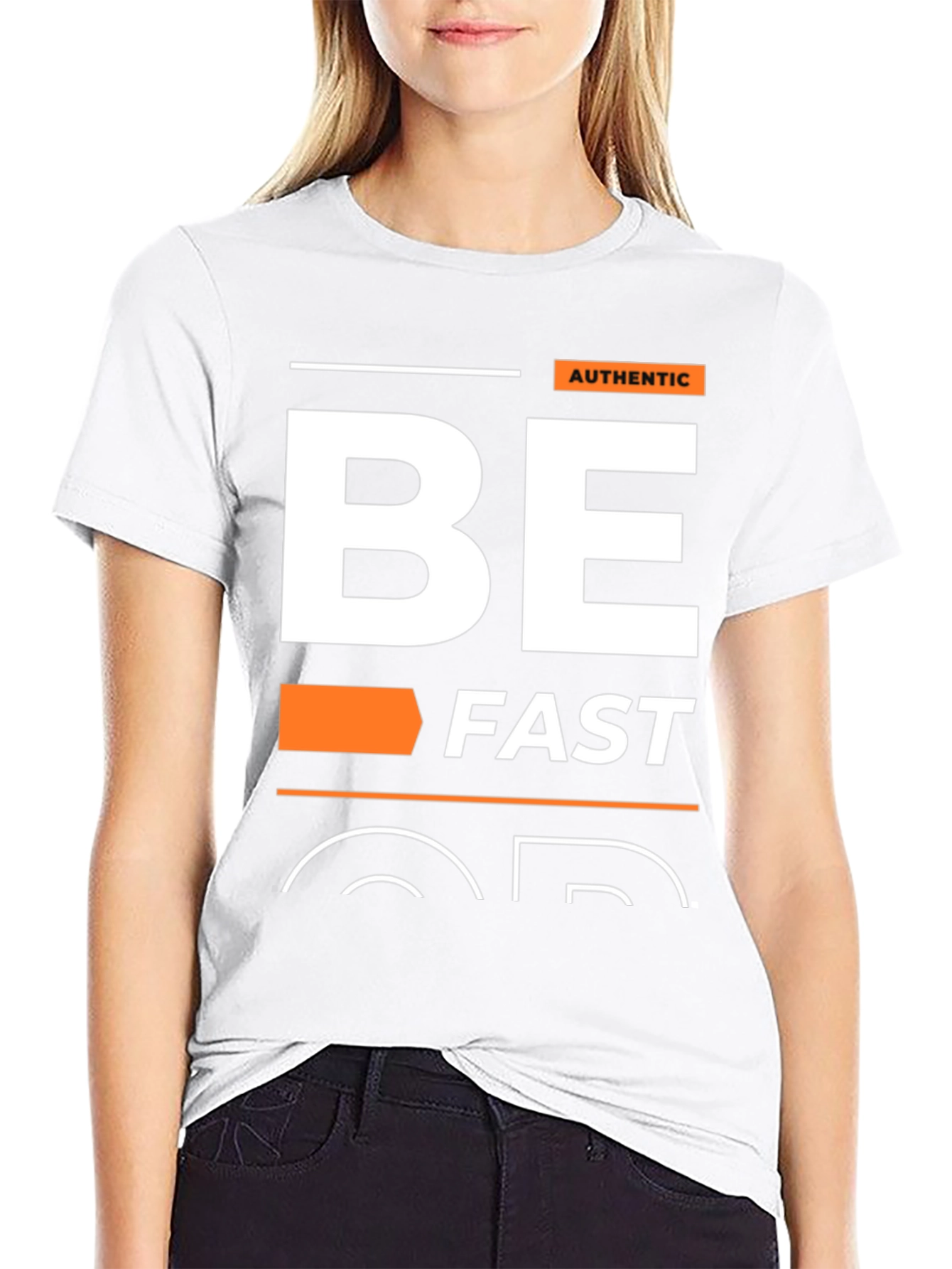 Be Fast Graphic Tee - Black