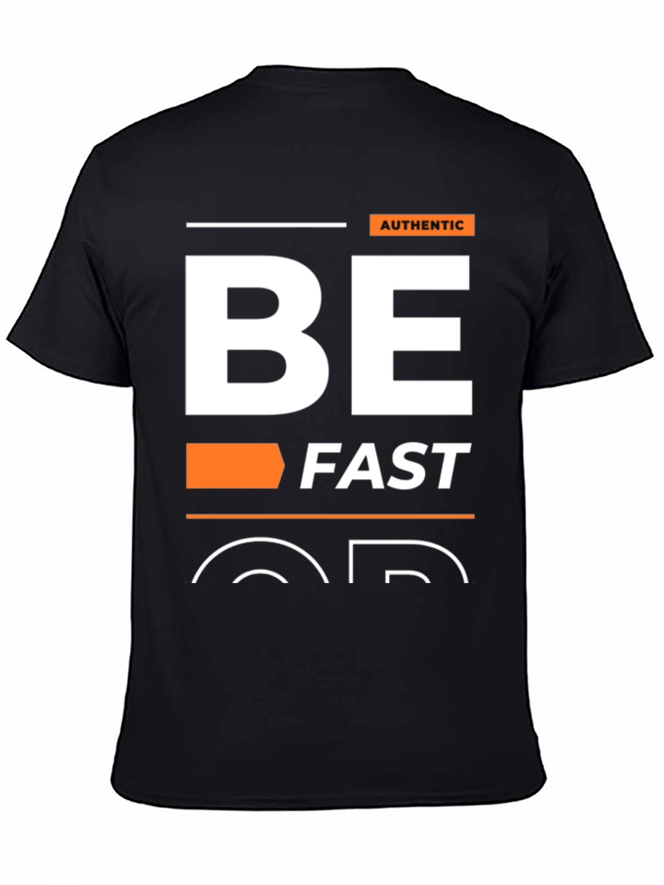 Be Fast Graphic Tee - Black