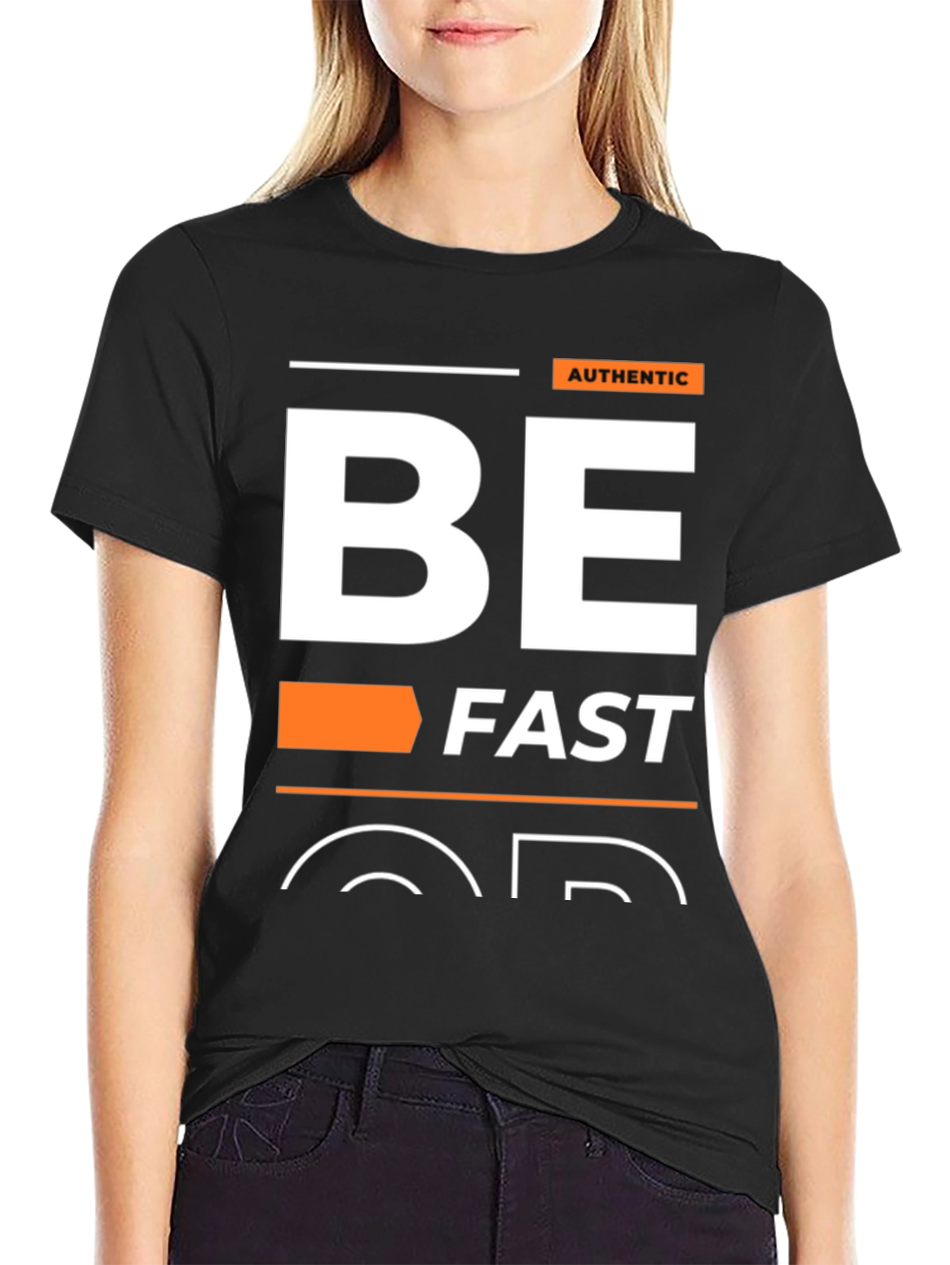 Be Fast Graphic Tee - Black