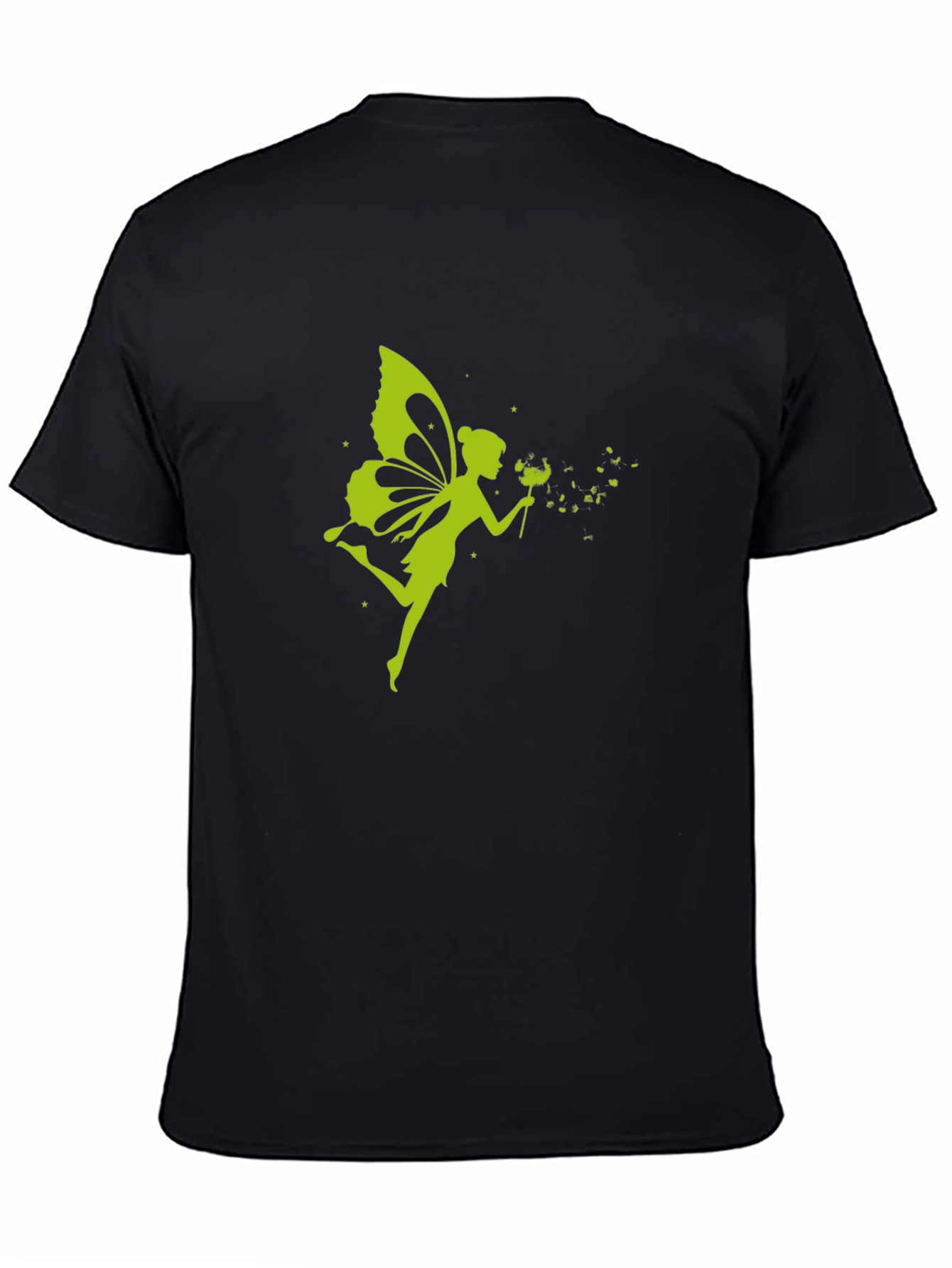 Fairy Graphic Black T-Shirt | Casual Tee