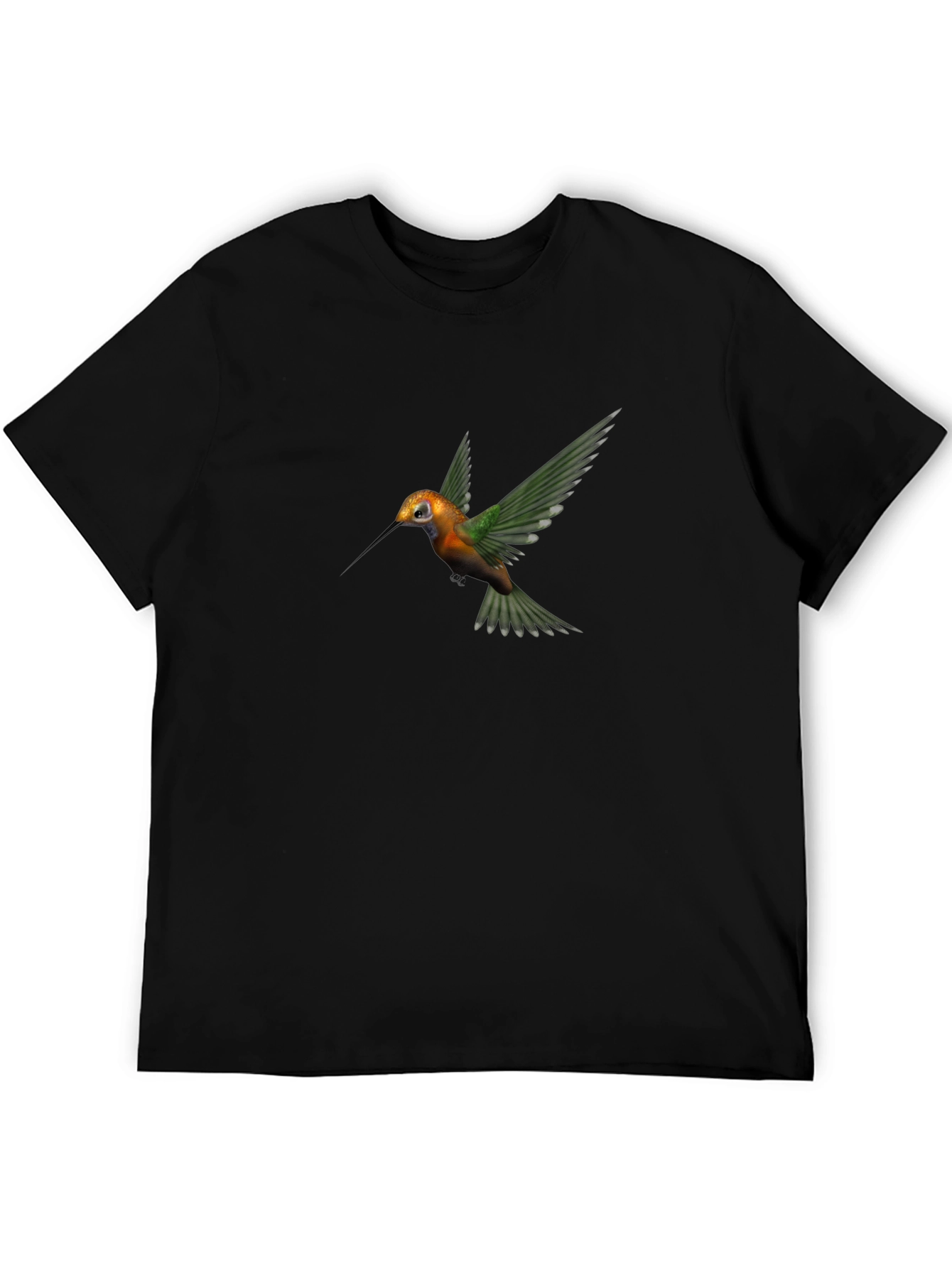 Hummingbird Graphic Tee - Unique Nature Design