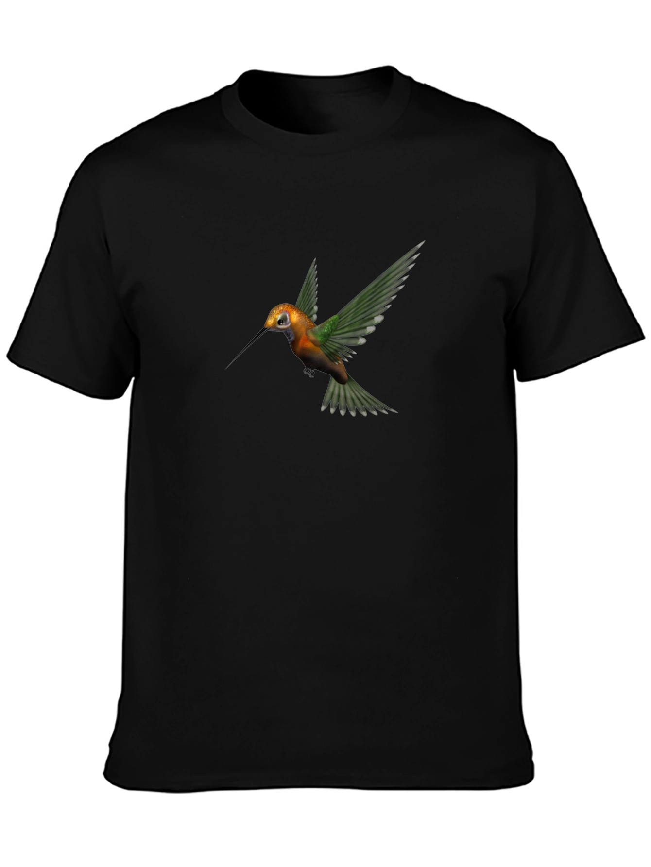 Hummingbird Graphic Tee - Unique Nature Design