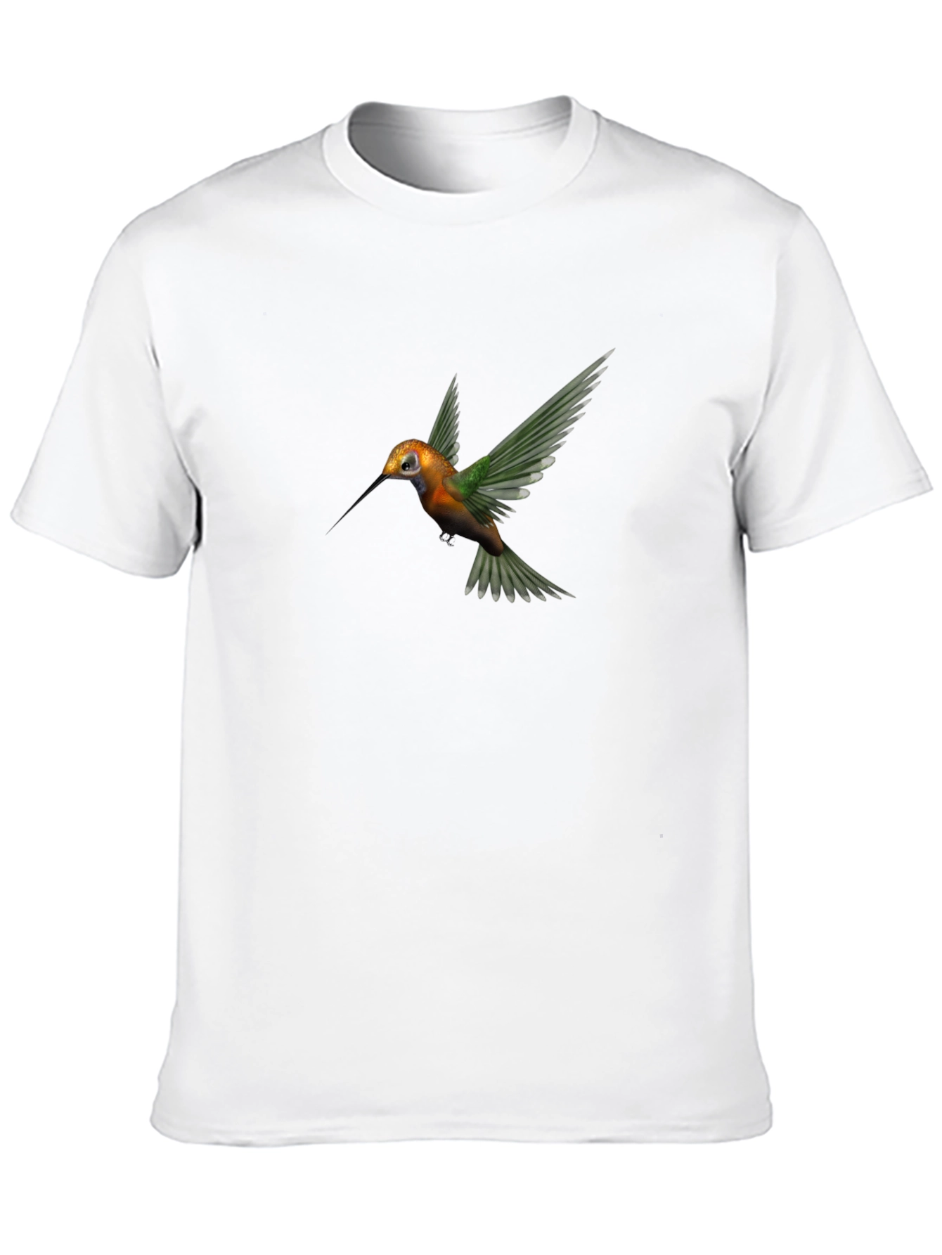 Hummingbird Graphic Tee - Unique Nature Design