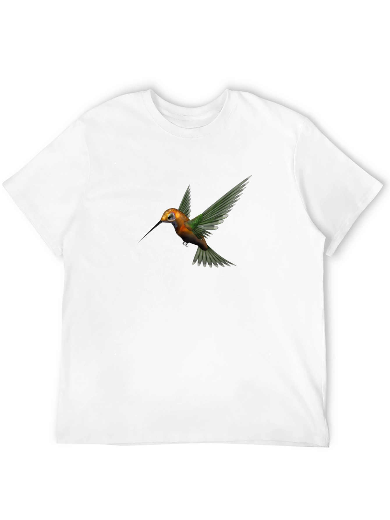 Hummingbird Graphic Tee - Unique Nature Design