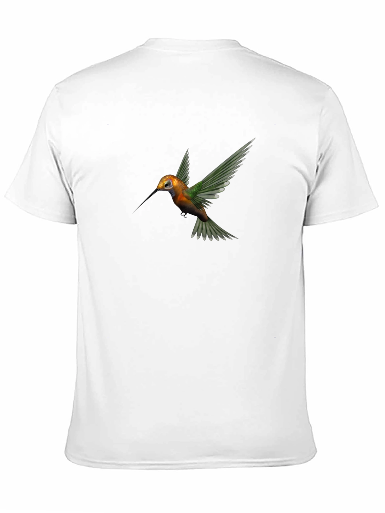 Hummingbird Graphic Tee - Unique Nature Design
