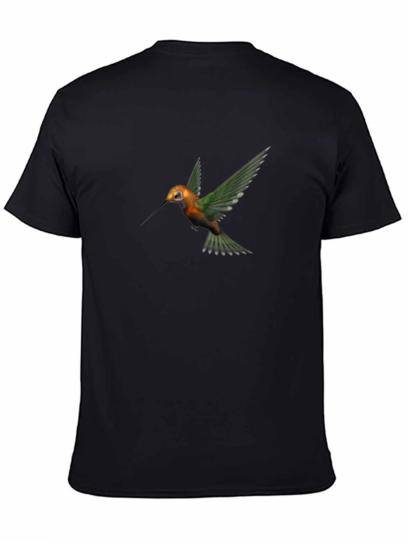 Hummingbird Graphic Tee - Unique Nature Design
