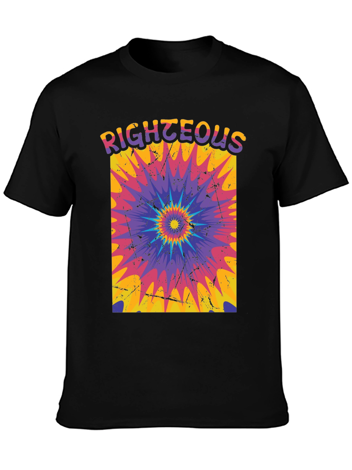 Righteous Tie-Dye Graphic Tee