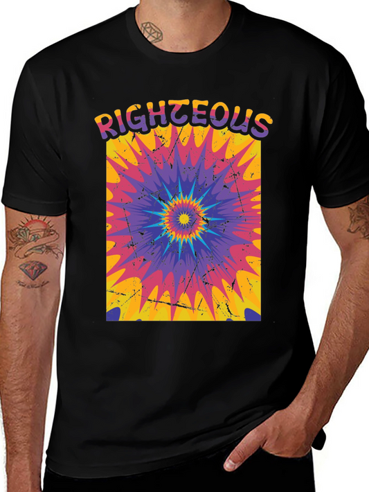 Righteous Tie-Dye Graphic Tee