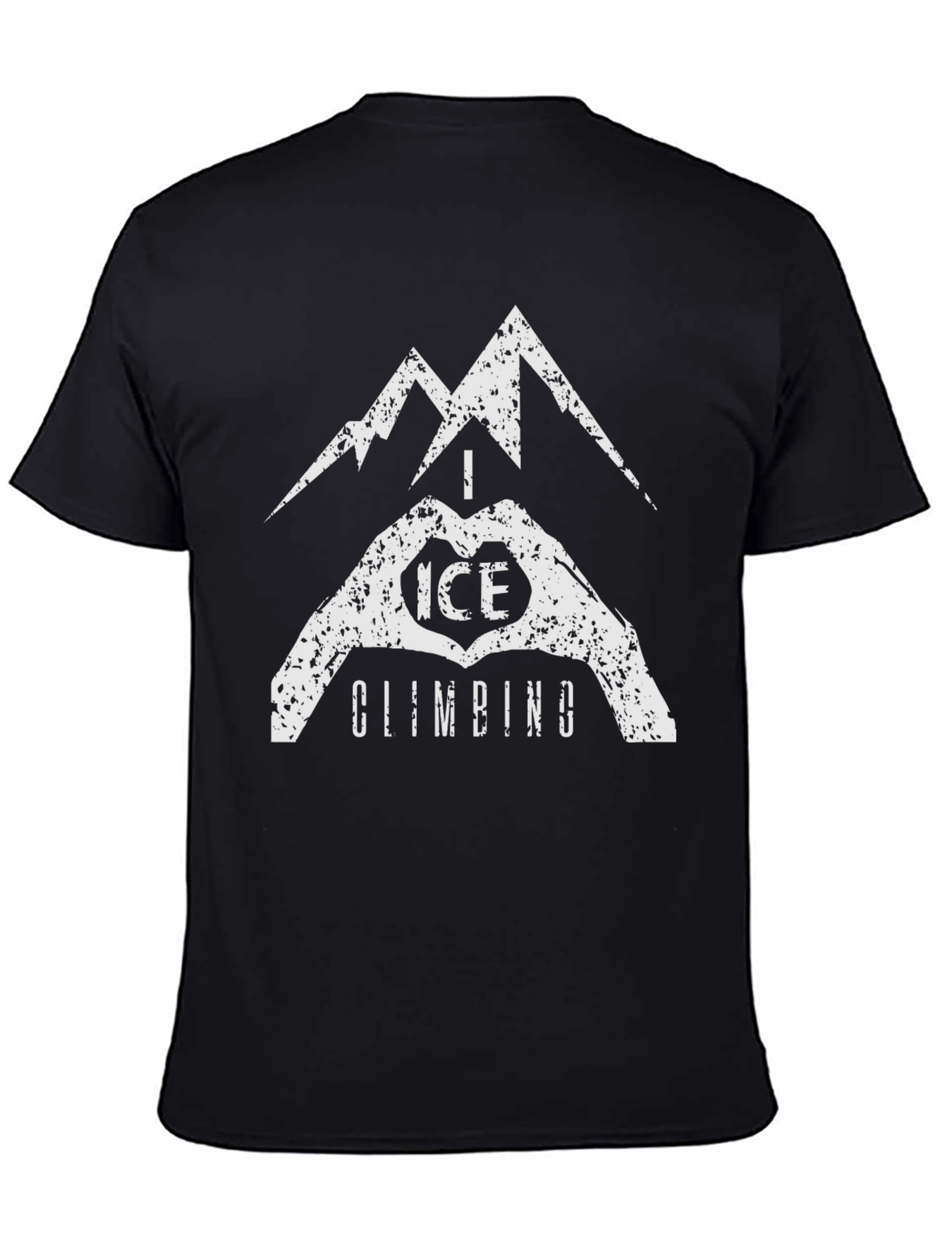 I Love Ice Climbing T-Shirt - Mountain Graphic Tee