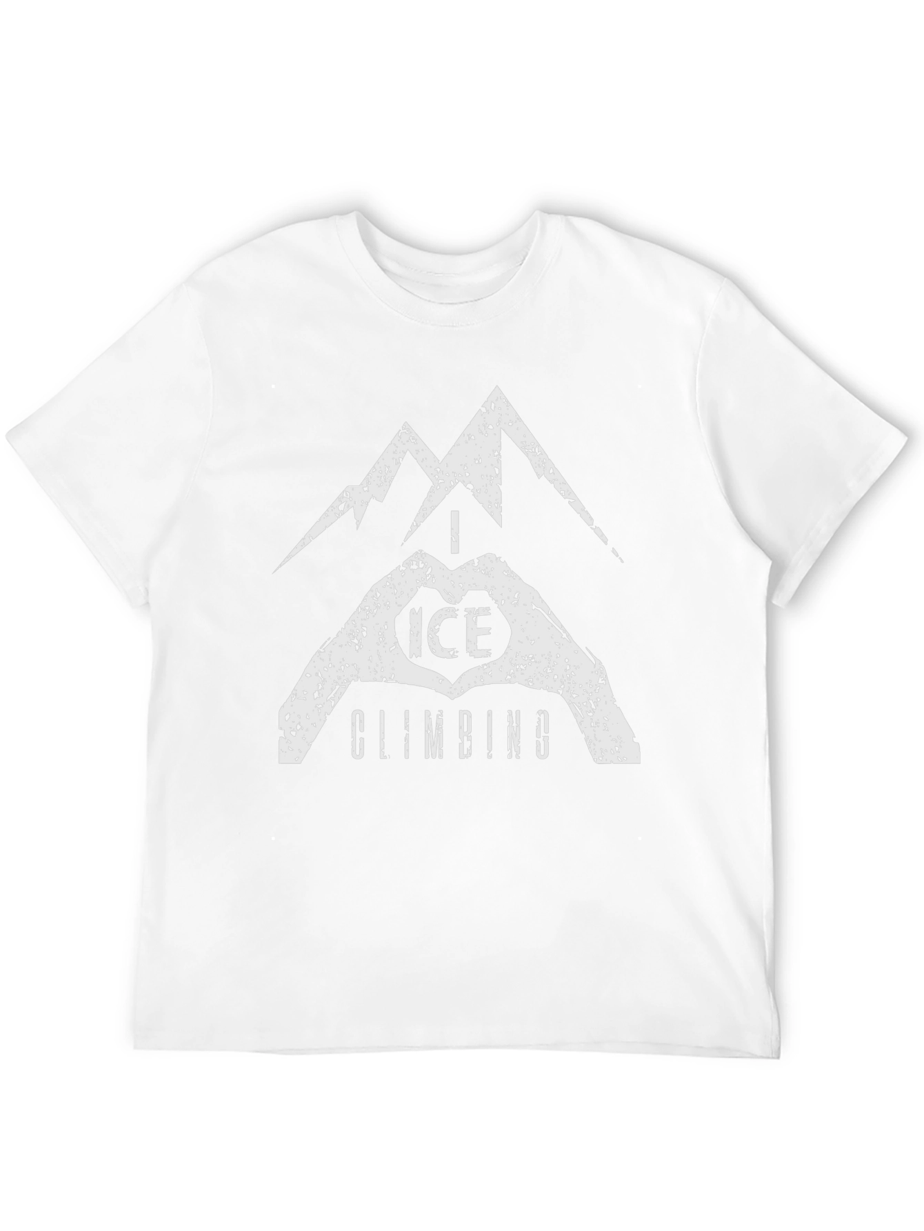 I Love Ice Climbing T-Shirt - Mountain Graphic Tee