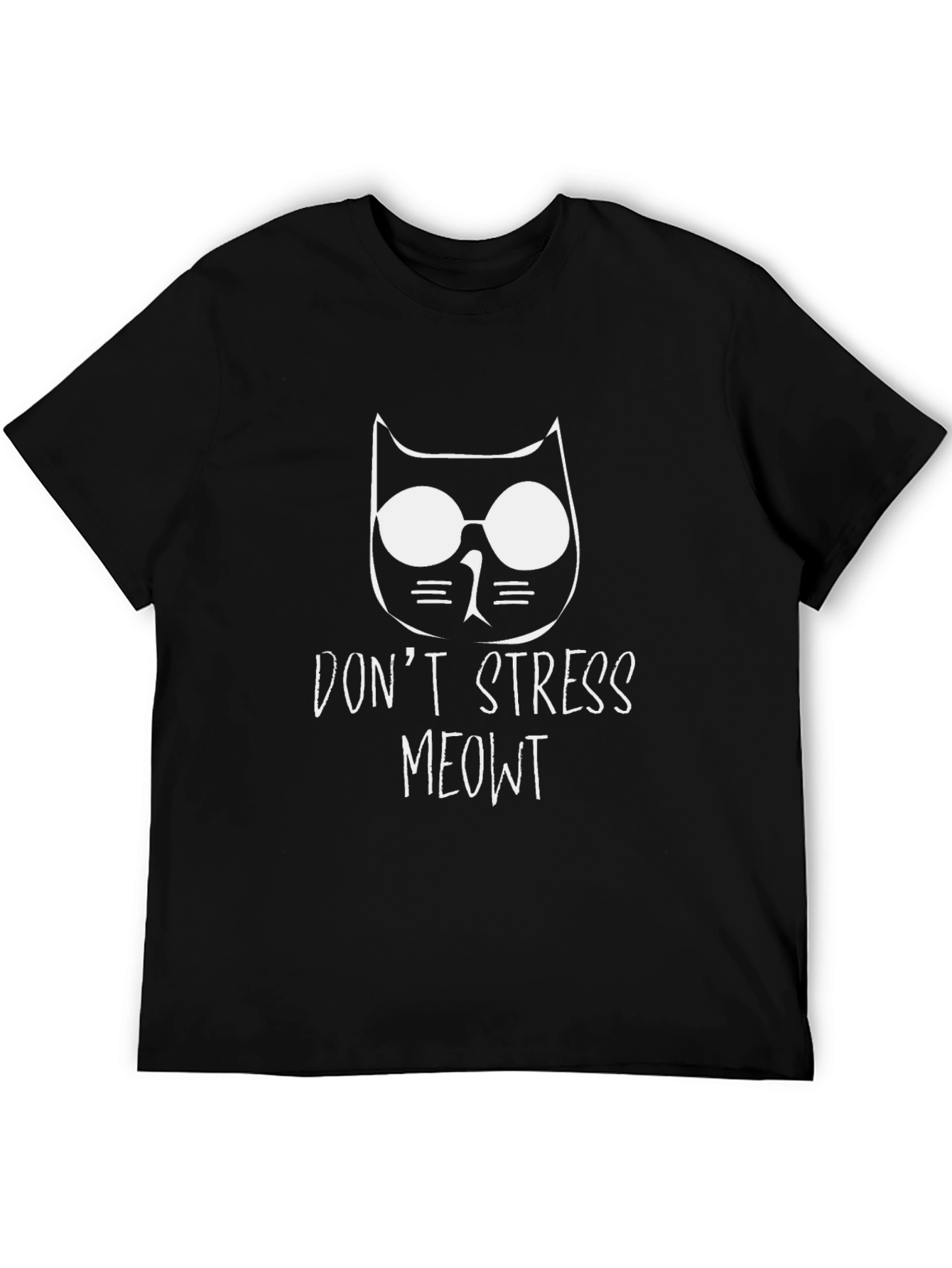 Dont Stress Meowt T-Shirt - Cat Lover Tee