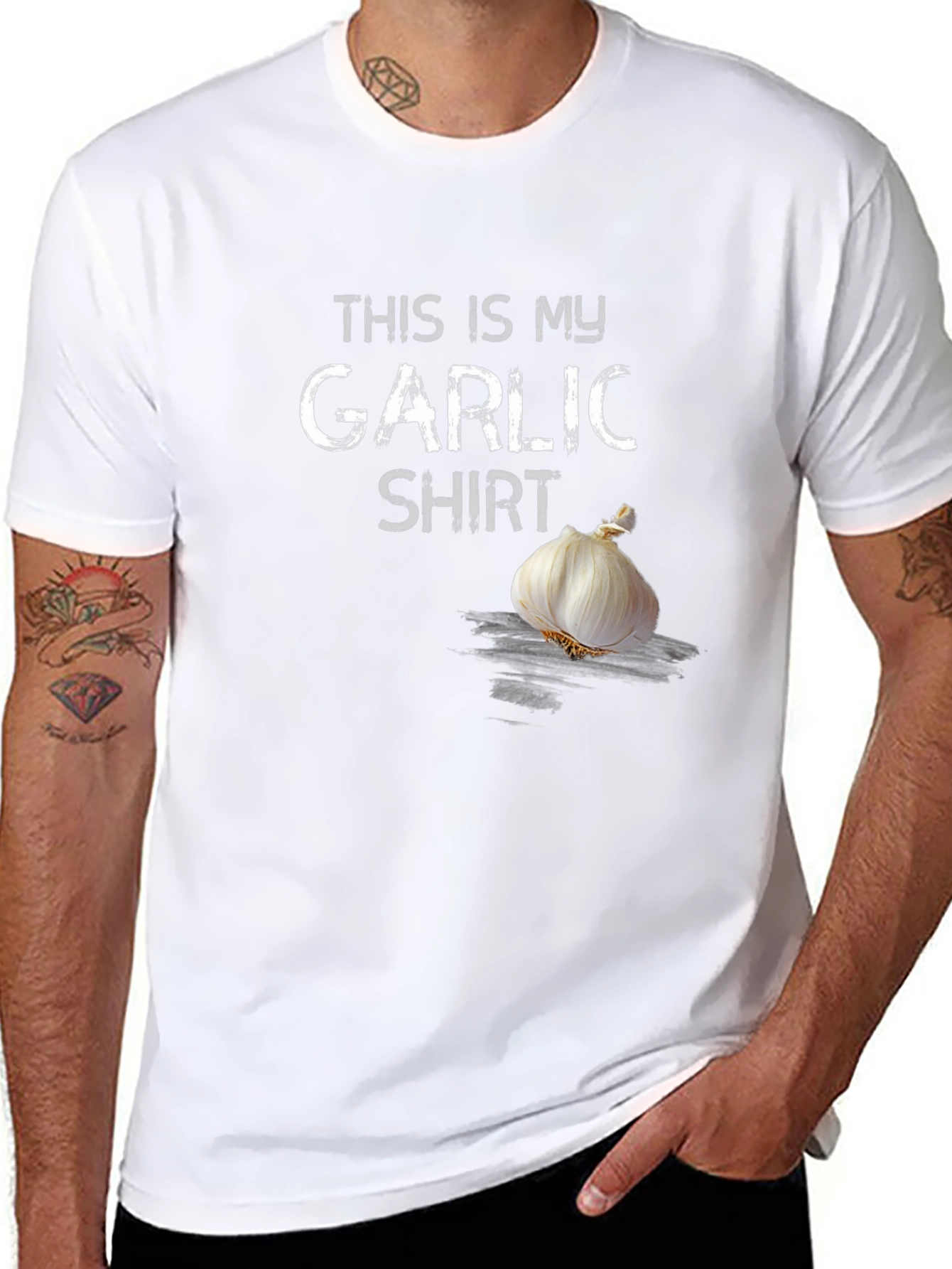 This is My Garlic Shirt - Funny Foodie Tee