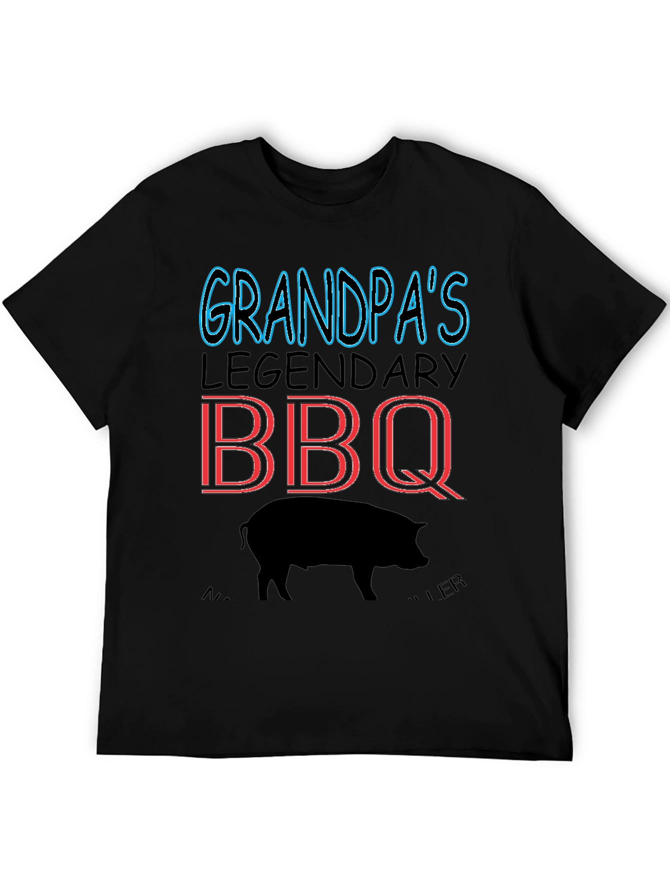 Grandpas Legendary BBQ Pig T-Shirt