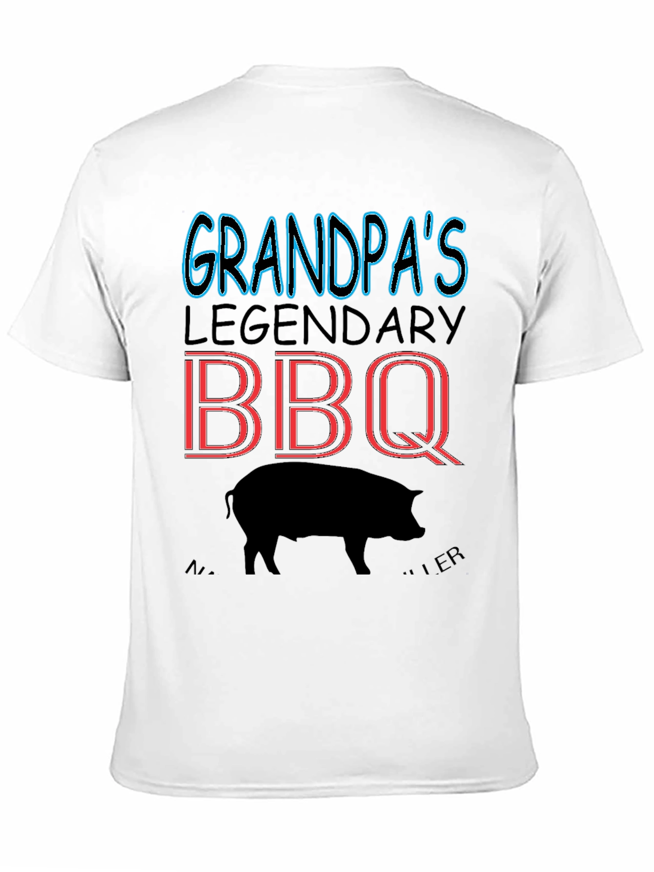 Grandpas Legendary BBQ Pig T-Shirt