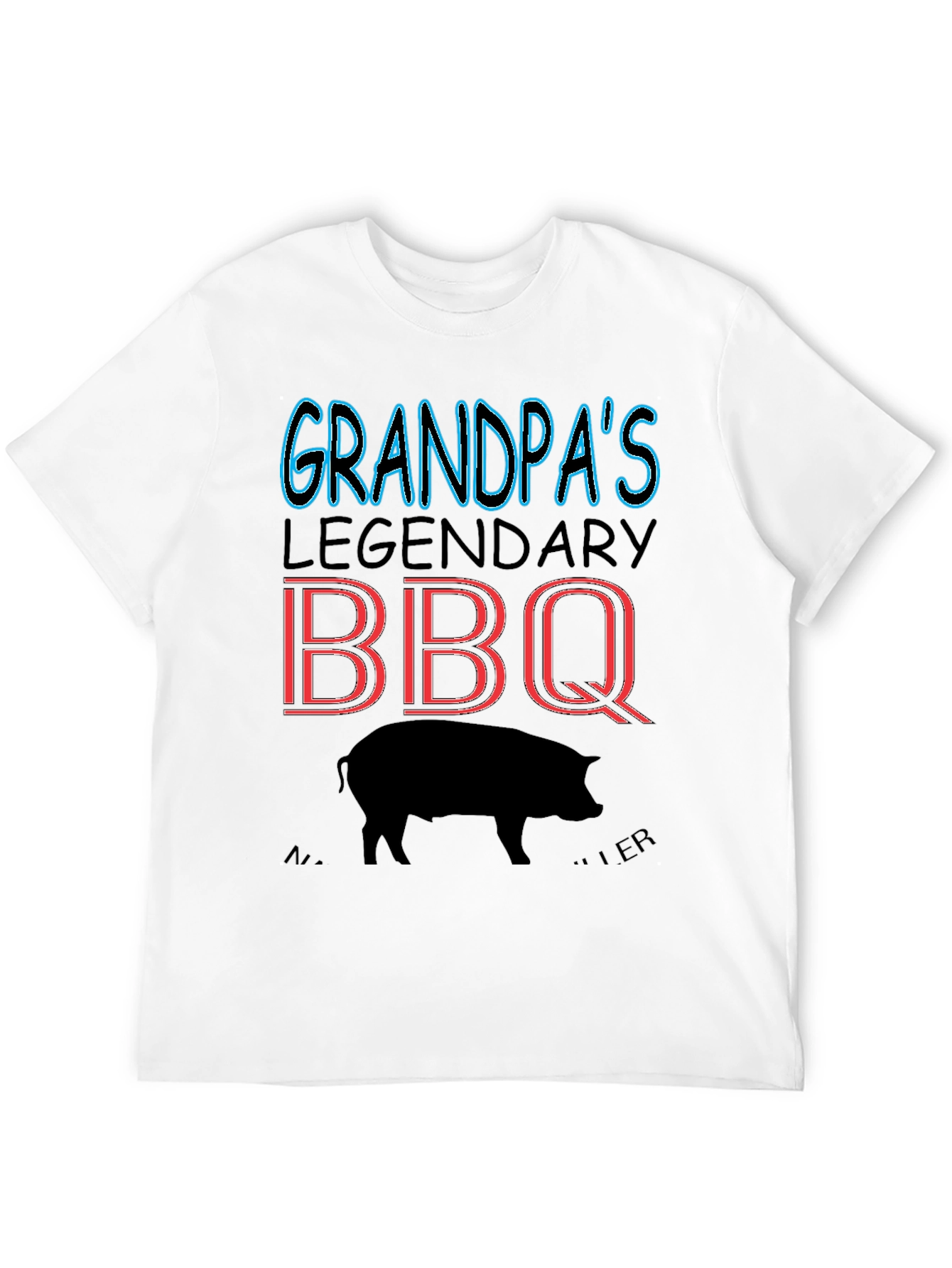 Grandpas Legendary BBQ Pig T-Shirt