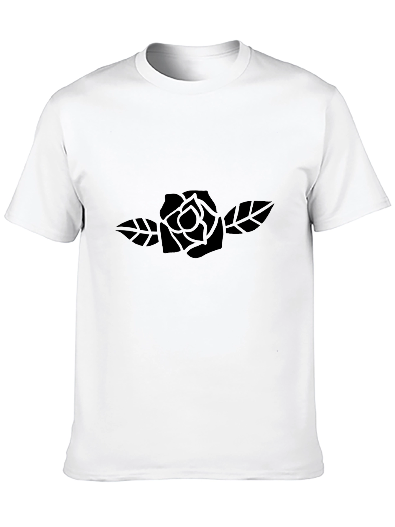 Black Rose Graphic T-Shirt - Stylish Menswear