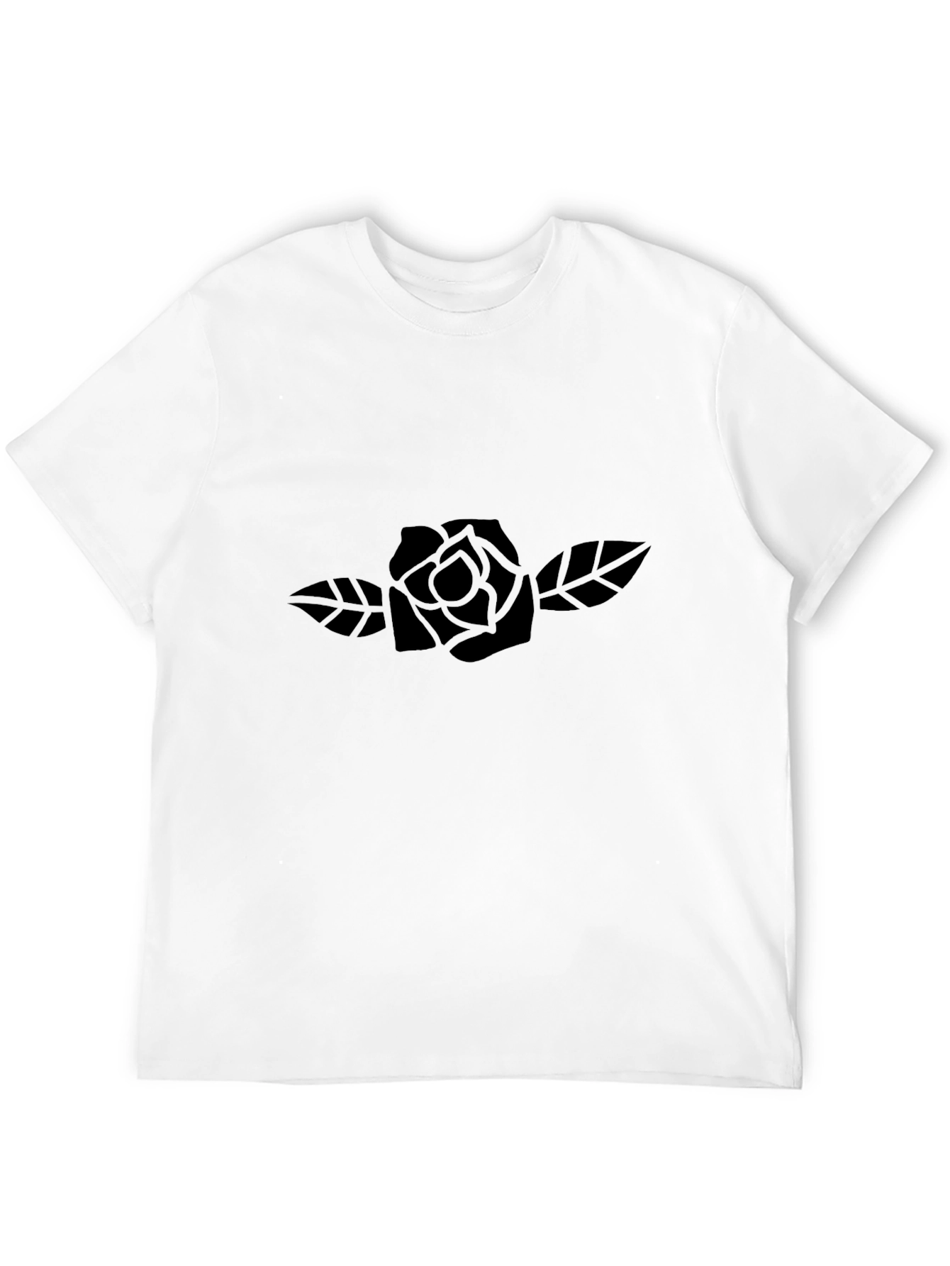 Black Rose Graphic T-Shirt - Stylish Menswear
