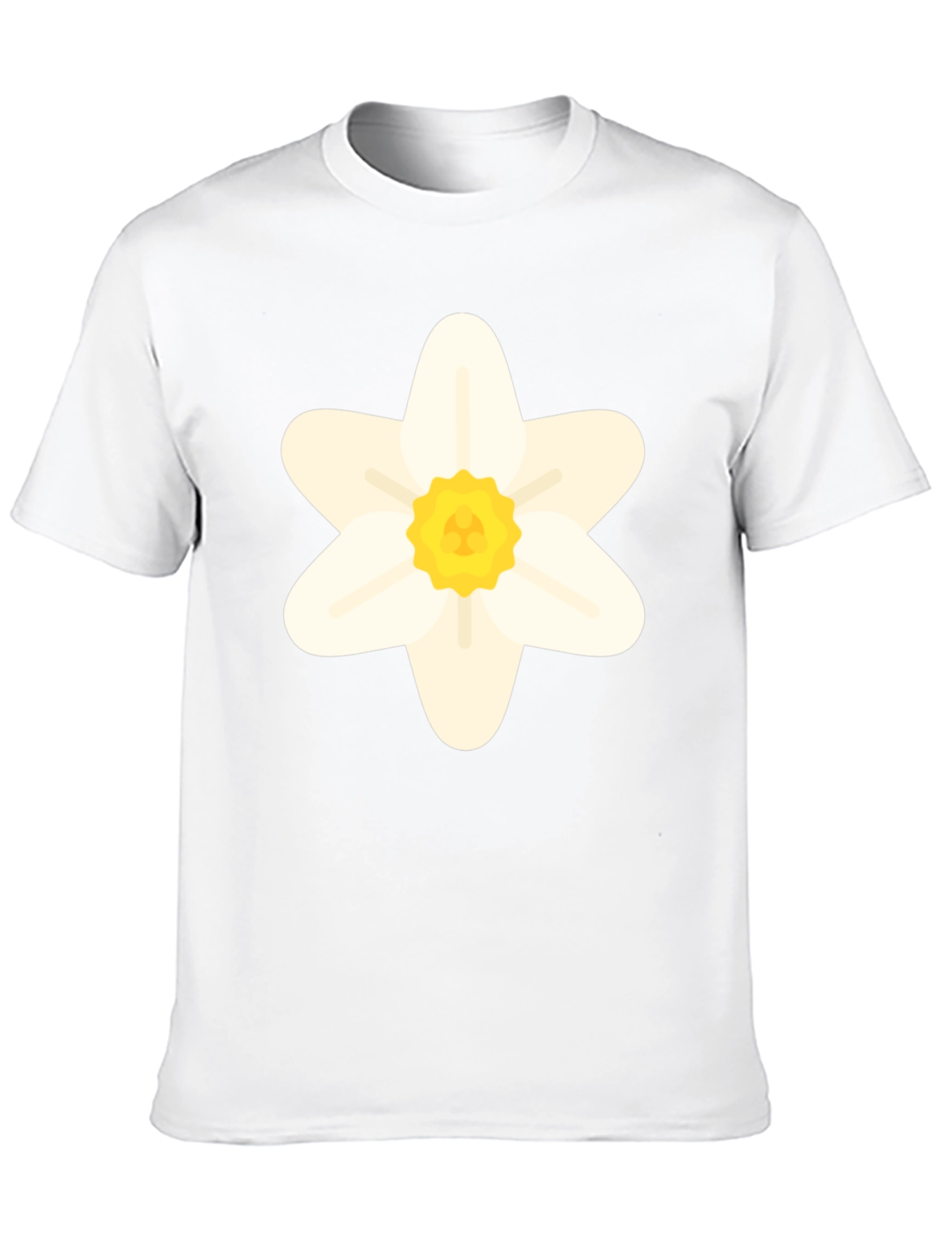 Daffodil Flower Graphic T-Shirt - Black