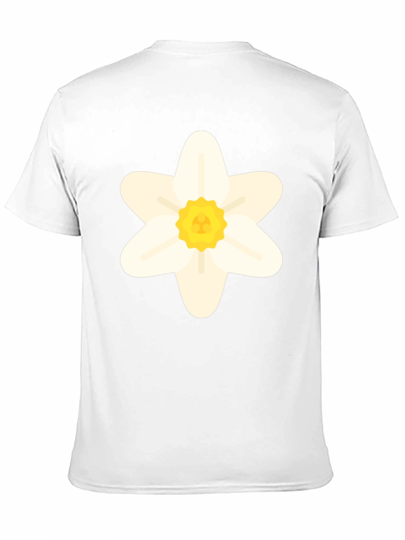 Daffodil Flower Graphic T-Shirt - Black