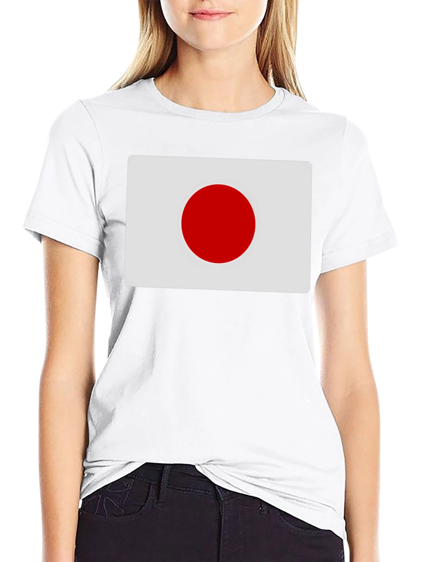 Japan Flag Graphic Tee - Black