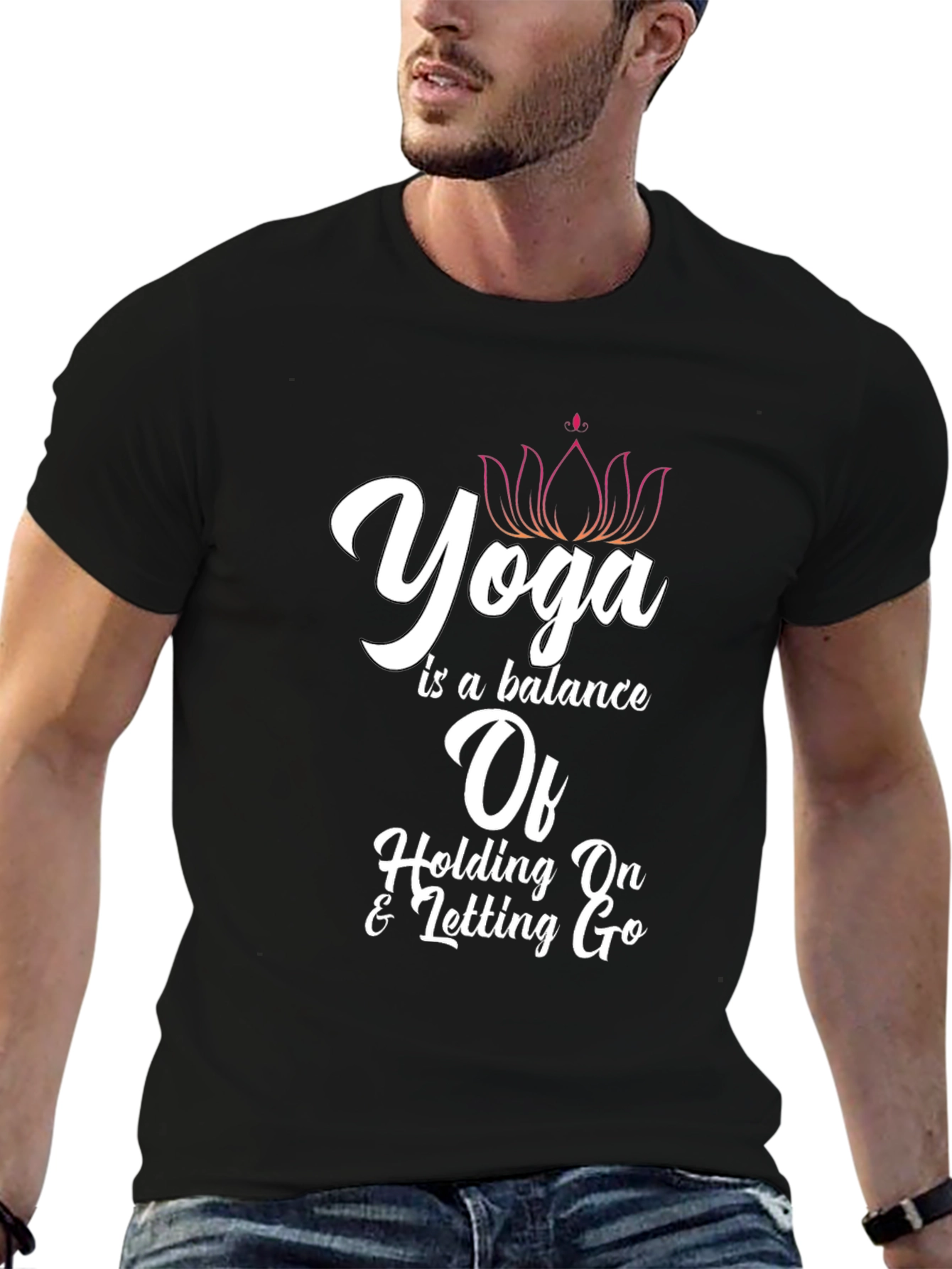 Yoga Balance T-Shirt: Holding On & Letting Go