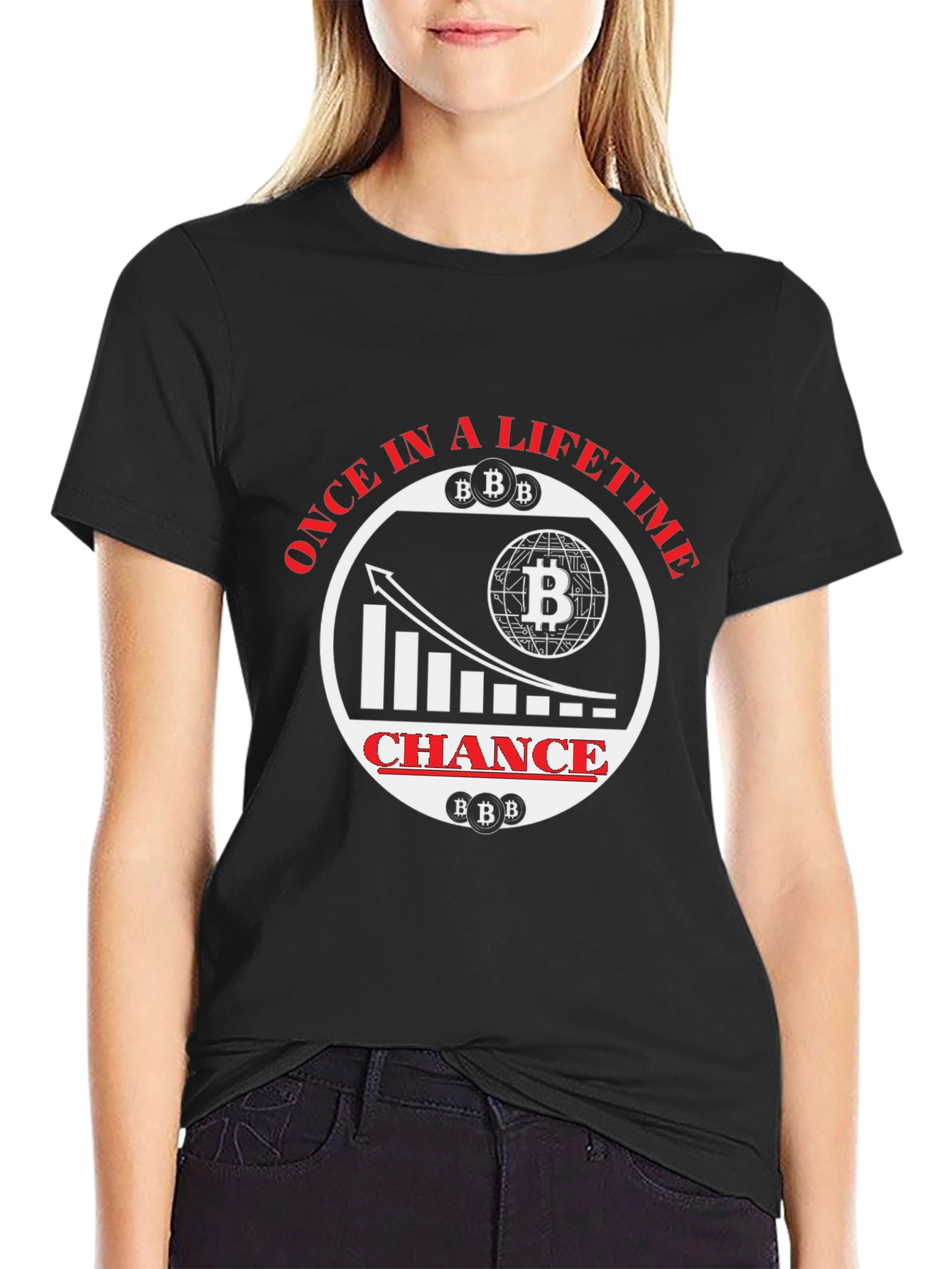 Bitcoin Once in a Lifetime T-Shirt - Crypto Fashion