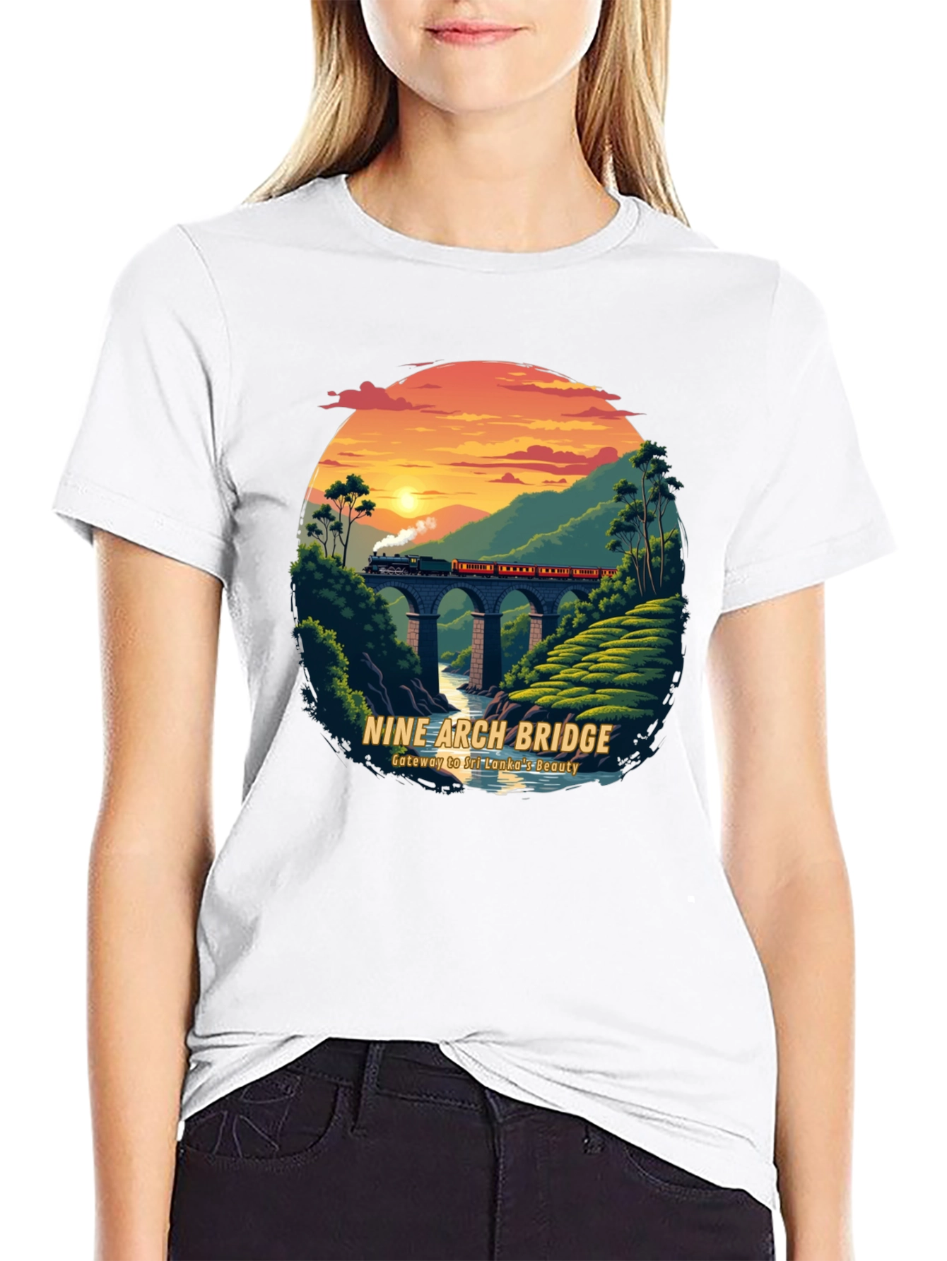 Nine Arch Bridge Graphic Tee