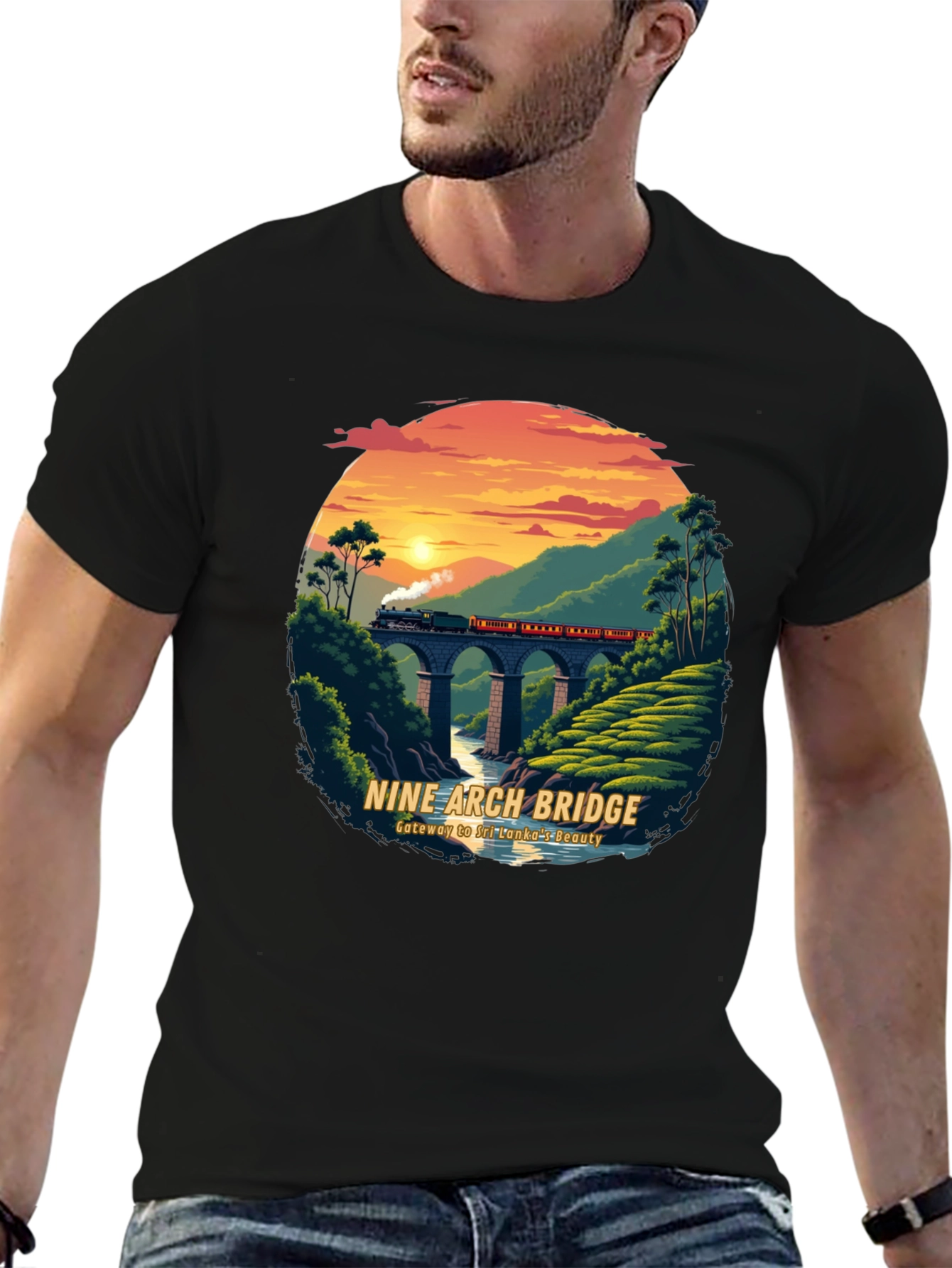 Nine Arch Bridge Graphic Tee