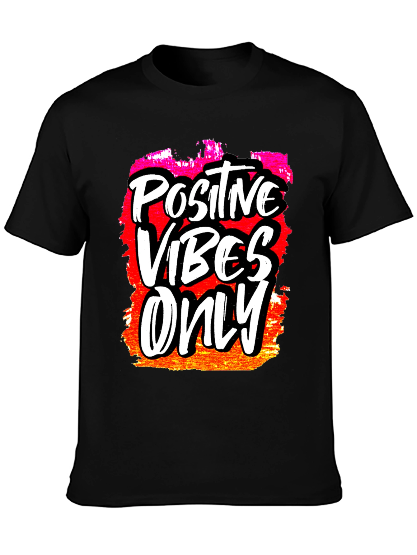 Positive Vibes Only Graphic T-Shirt