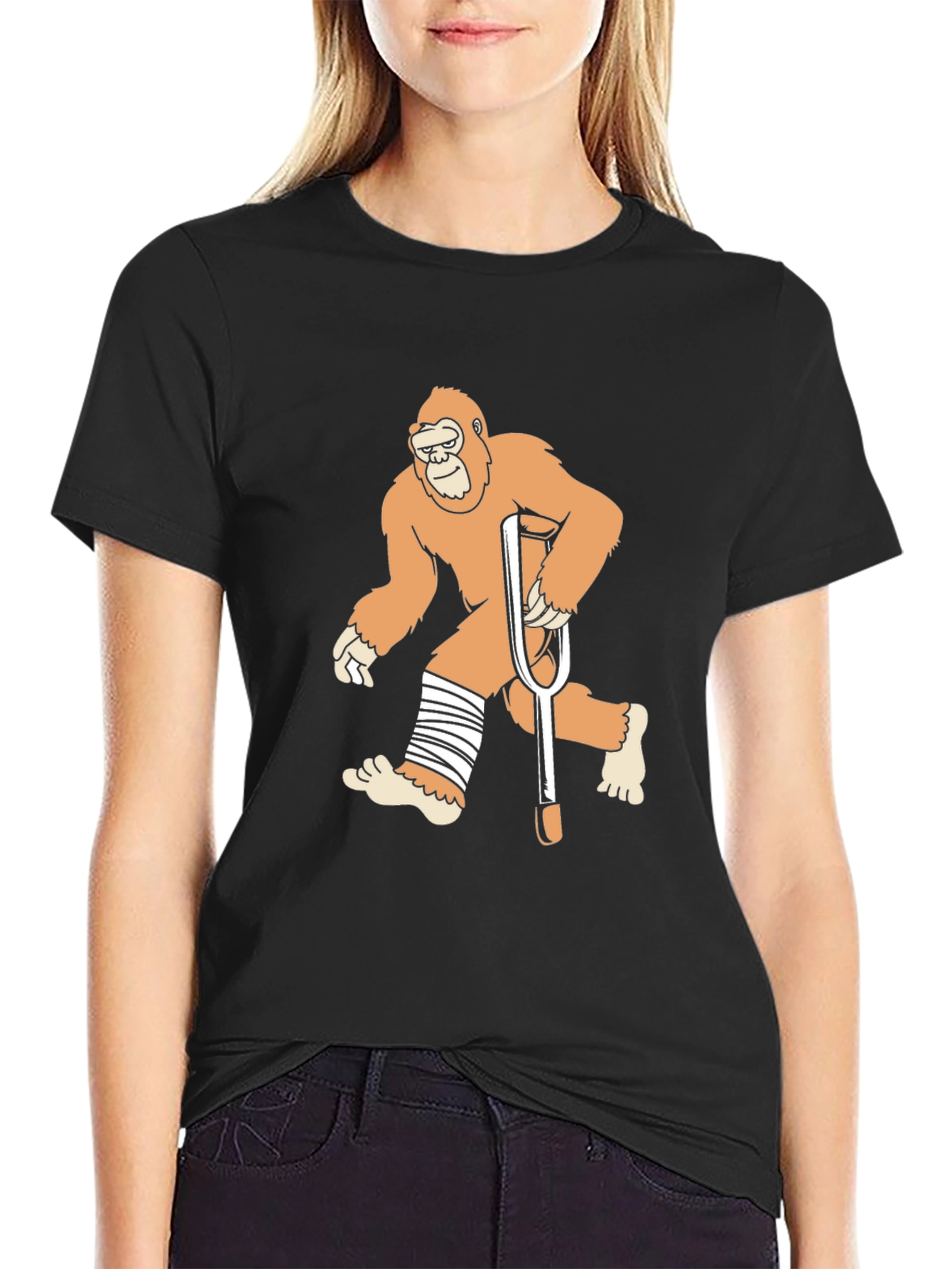 Funny Bigfoot T-Shirt - Get Well Soon