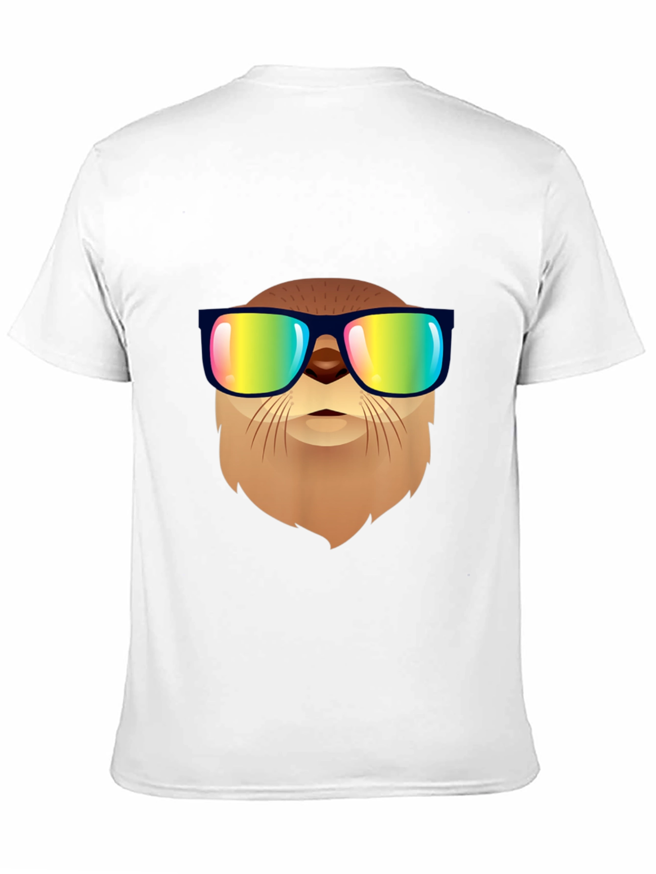 Cool Otter Graphic Tee - Stylish Black T-Shirt