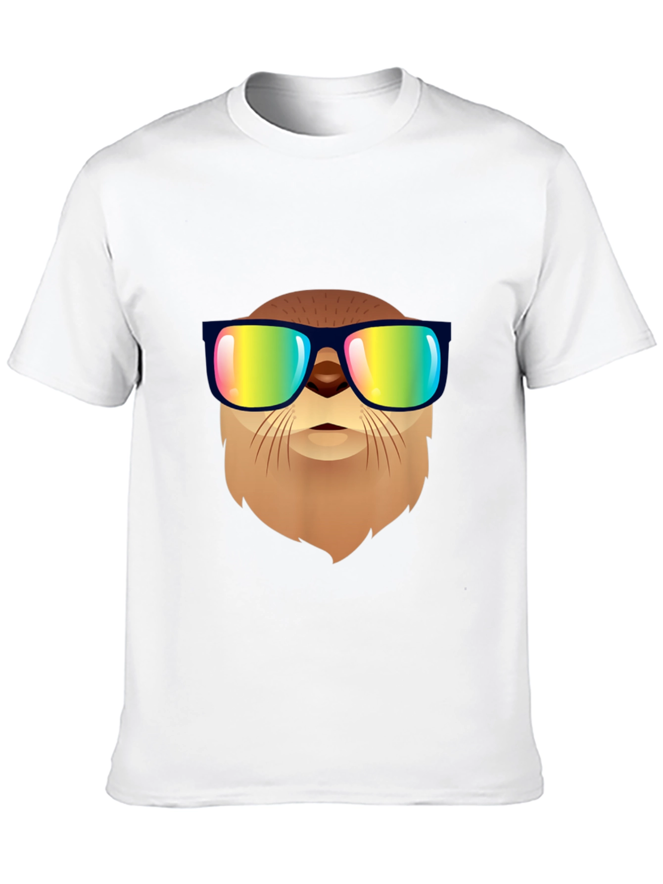 Cool Otter Graphic Tee - Stylish Black T-Shirt