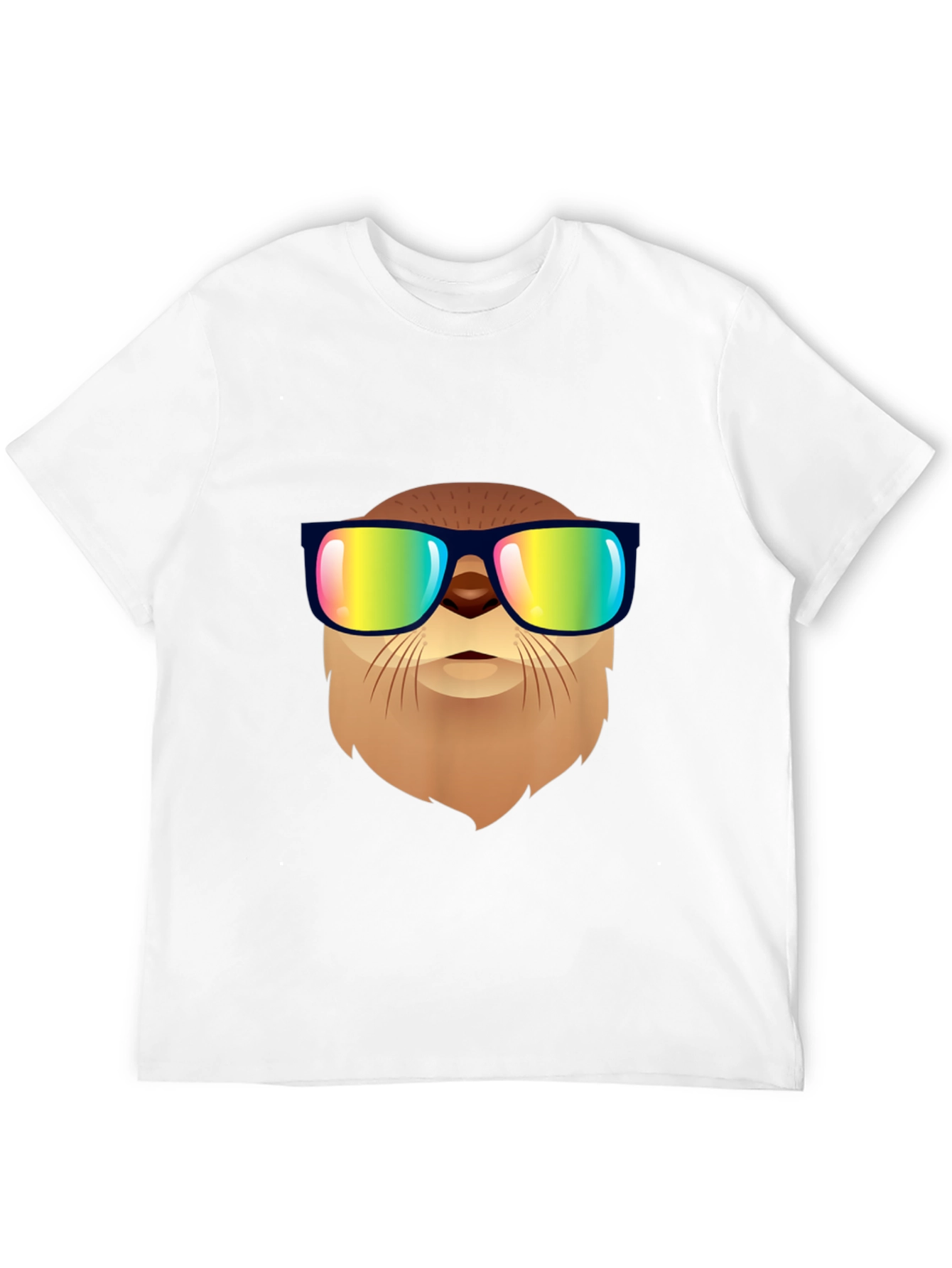 Cool Otter Graphic Tee - Stylish Black T-Shirt