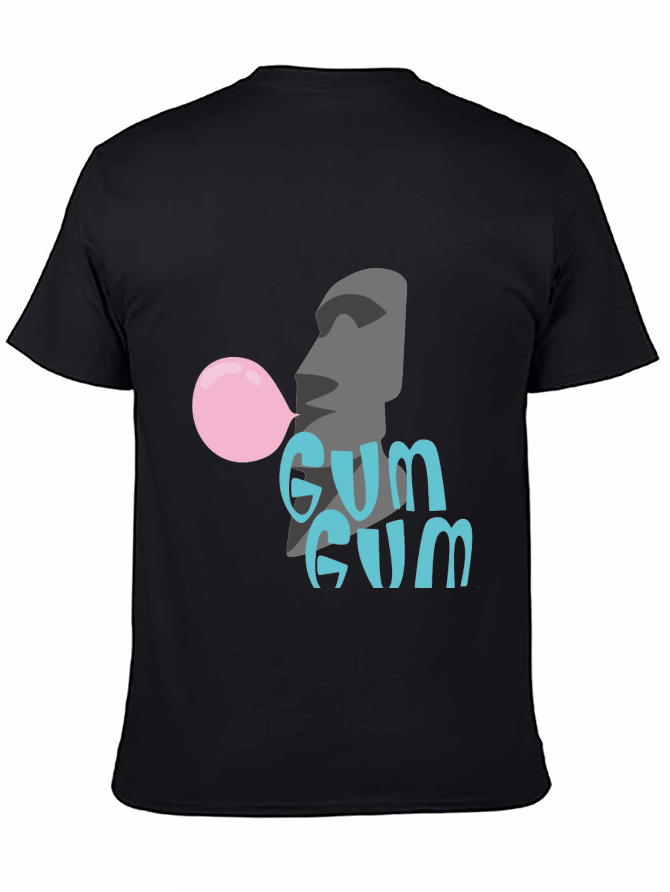 Moai Gum T-Shirt - Bubblegum Fun!