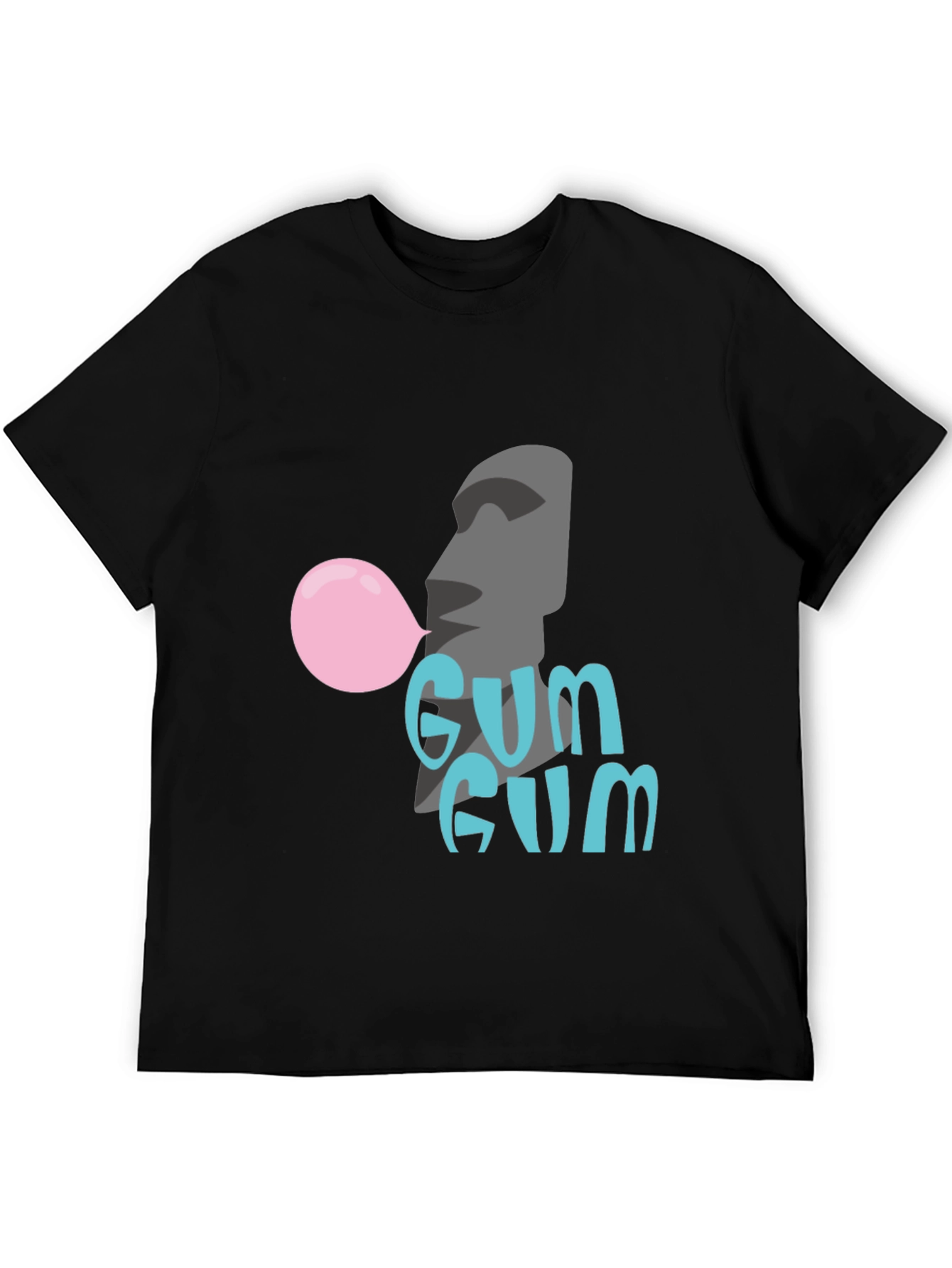 Moai Gum T-Shirt - Bubblegum Fun!