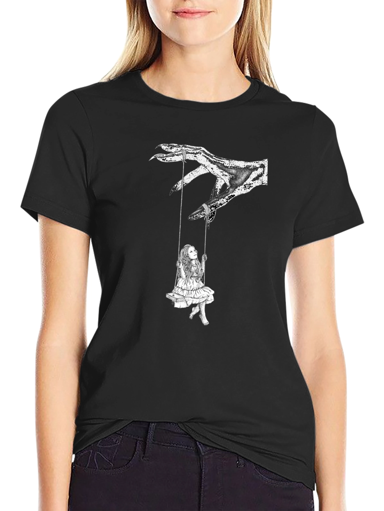 Creepy Hand Puppet T-Shirt - Dark Graphic Tee