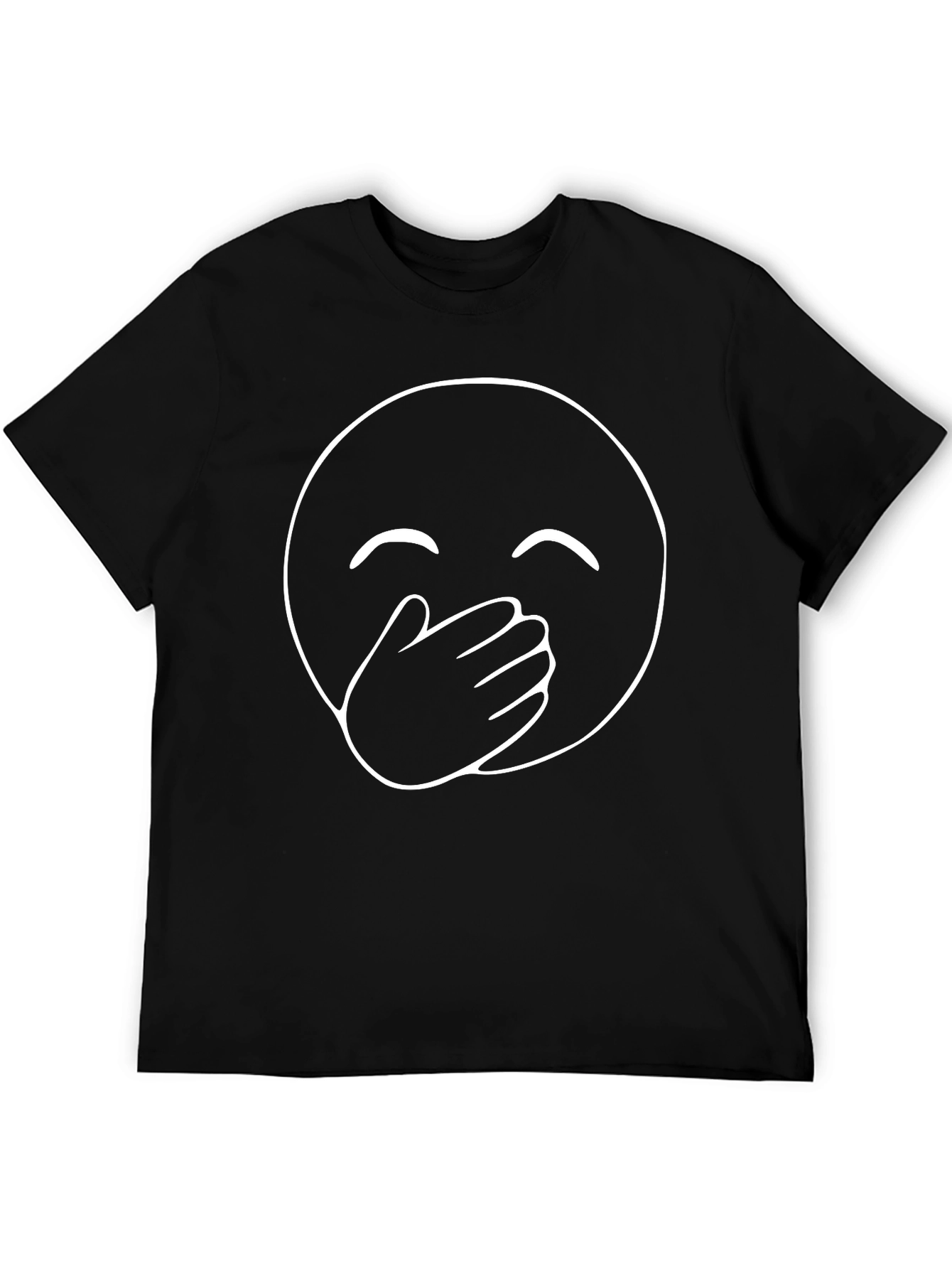 Laughing Emoji Black T-Shirt