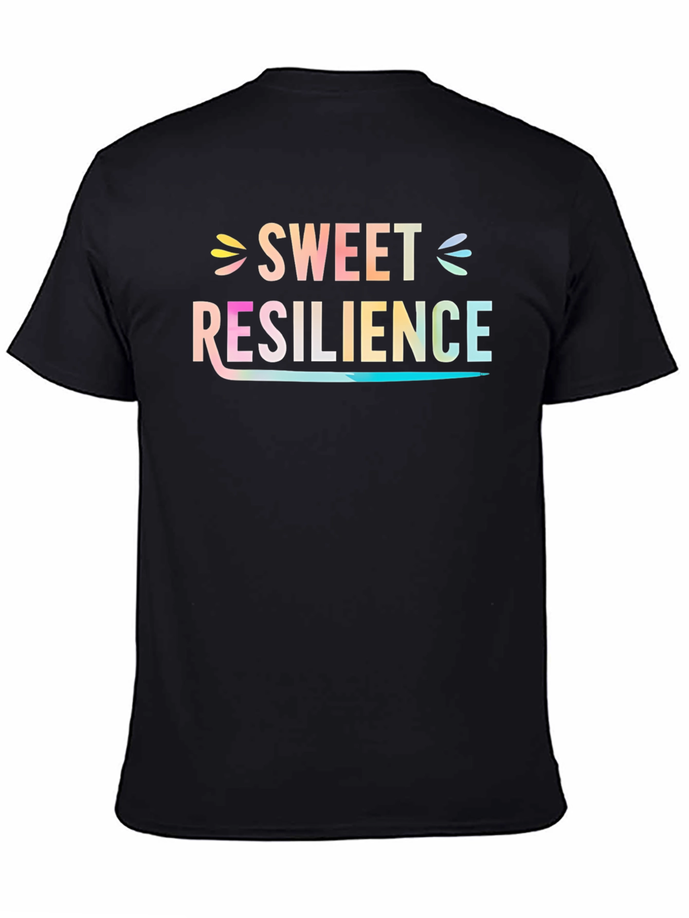 Sweet Resilience Graphic T-Shirt - Black
