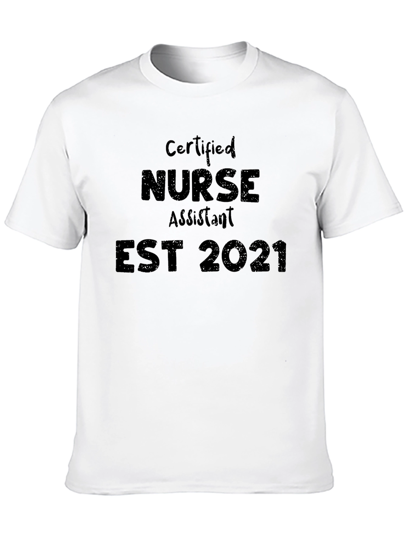 Certified Nurse Assistant Est 2021 T-Shirt