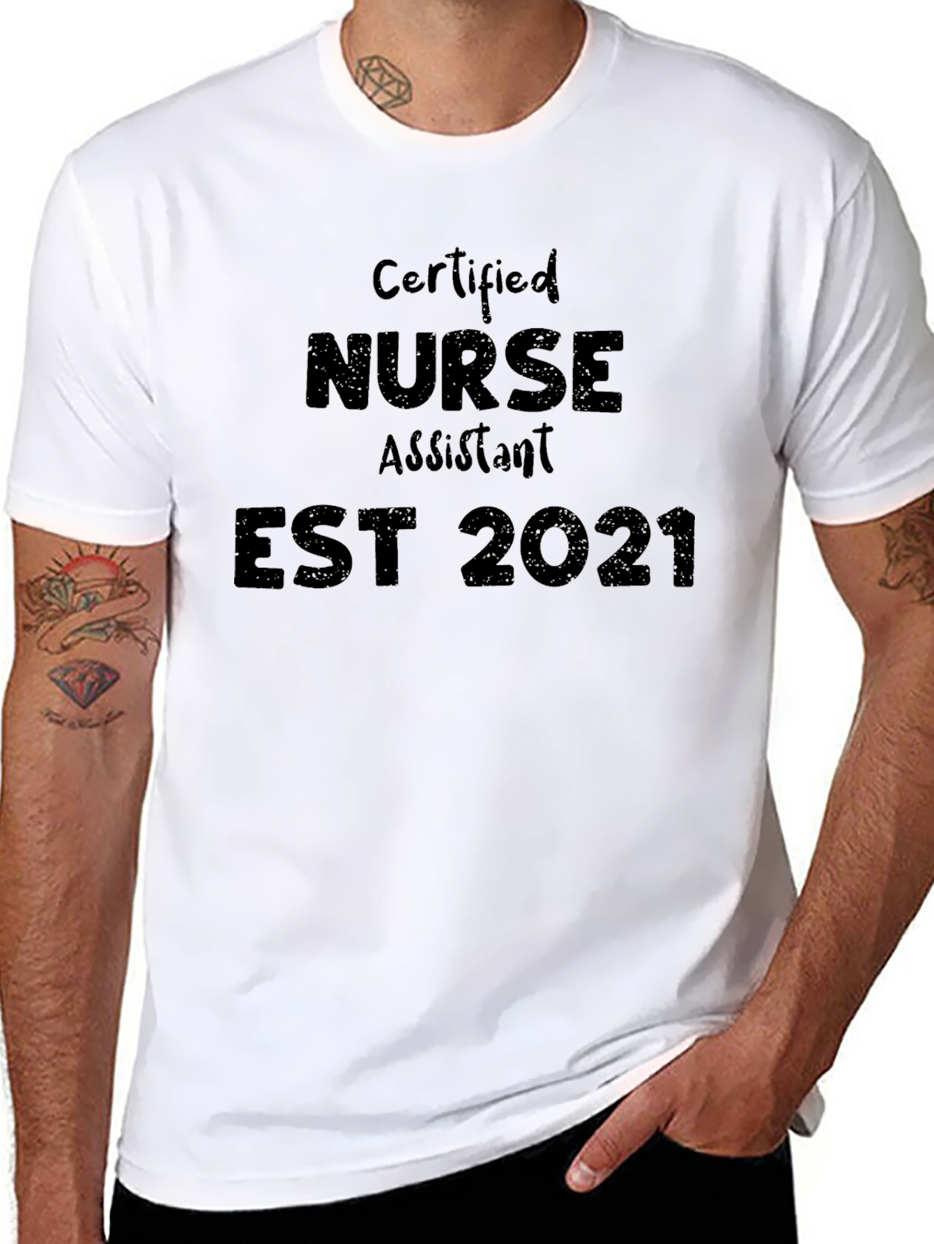 Certified Nurse Assistant Est 2021 T-Shirt